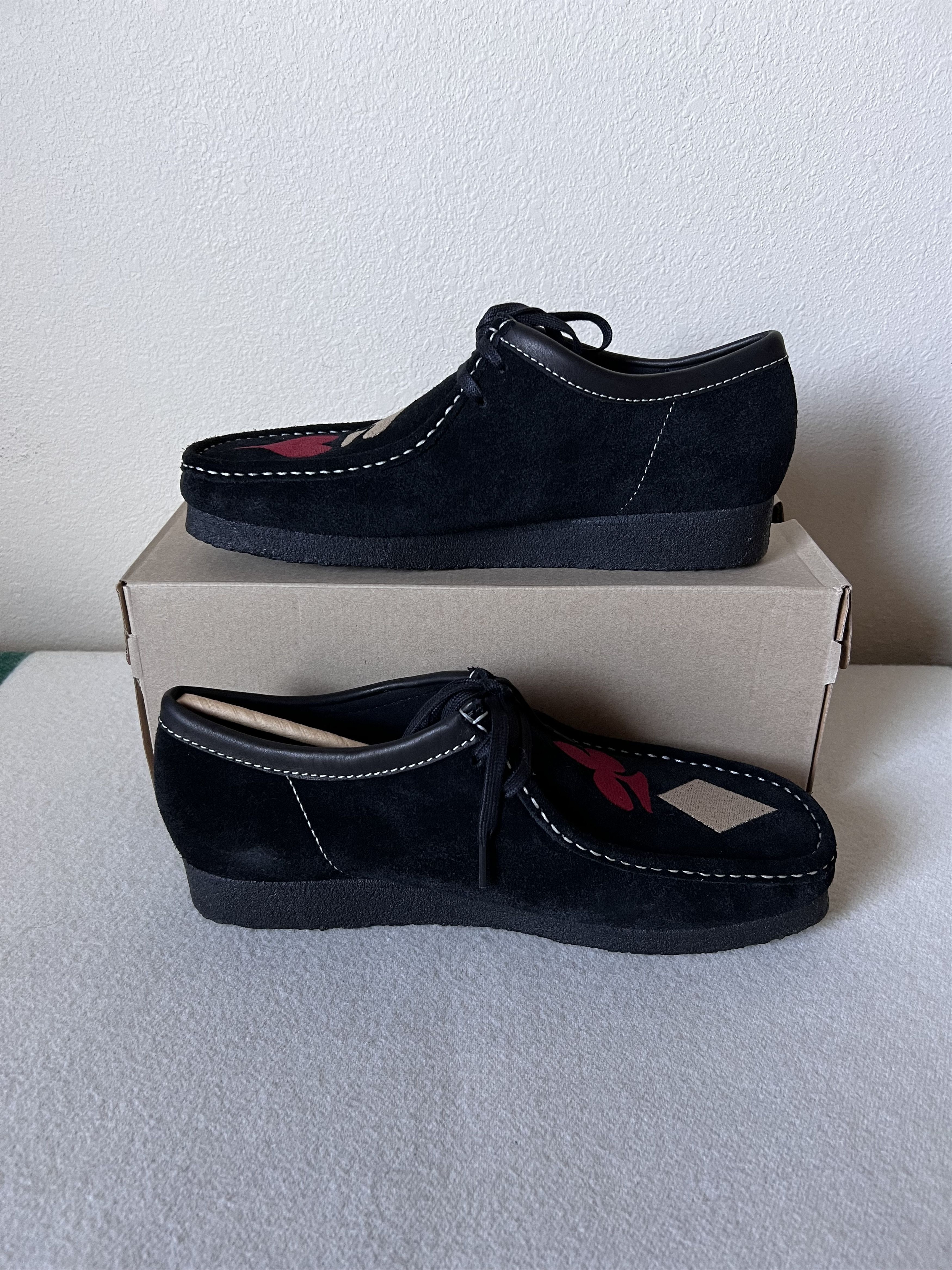 Clarks × Stussy Stussy Clarks Wallabee Shoes in Black Suede Size US 6 / EU 39 - 3 Thumbnail