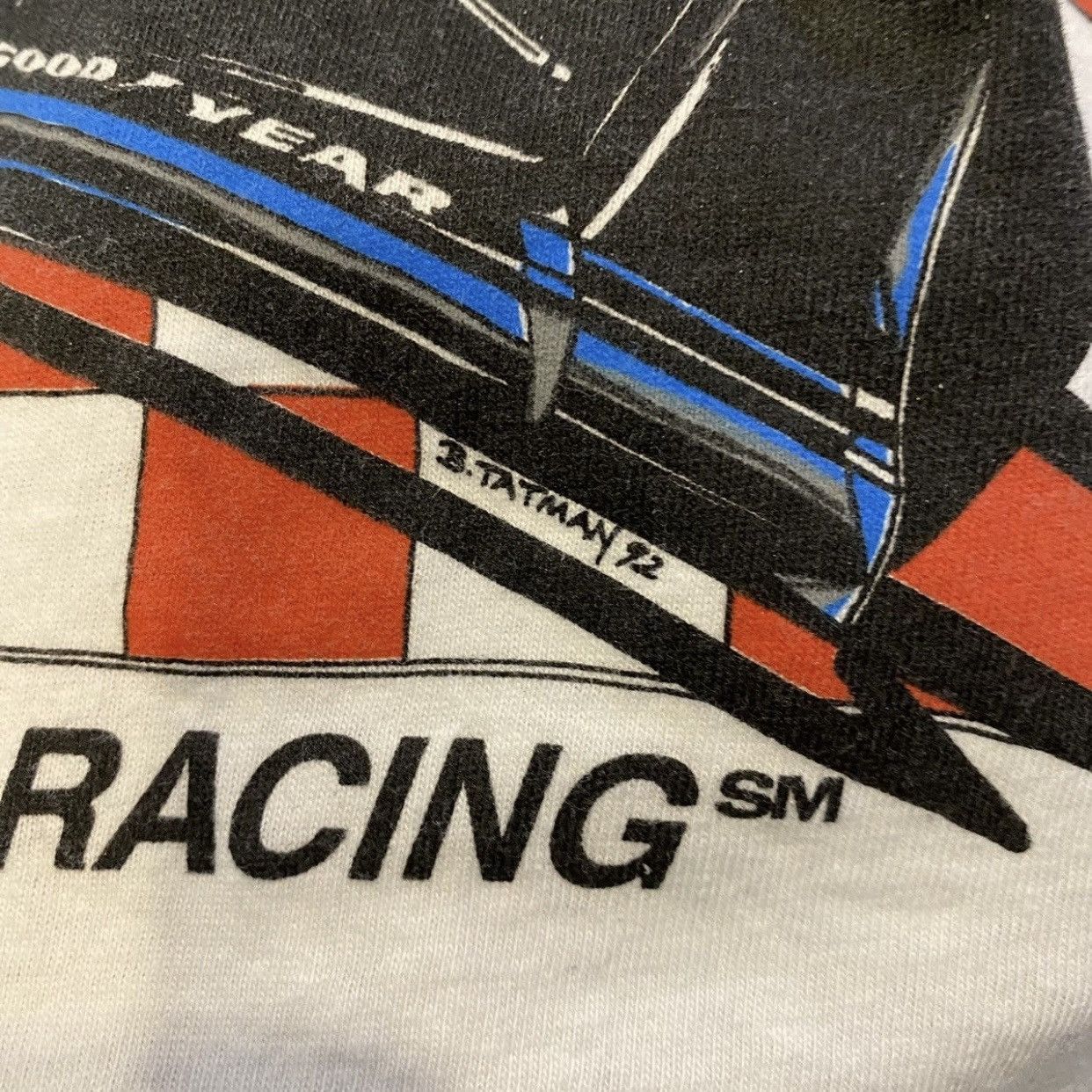 COPENHAGEN STUDIOS × NASCAR × Vintage Vintage 92s B.tatman Copenhagen Racing t shirt Size US L / EU 52-54 / 3 - 5 Thumbnail