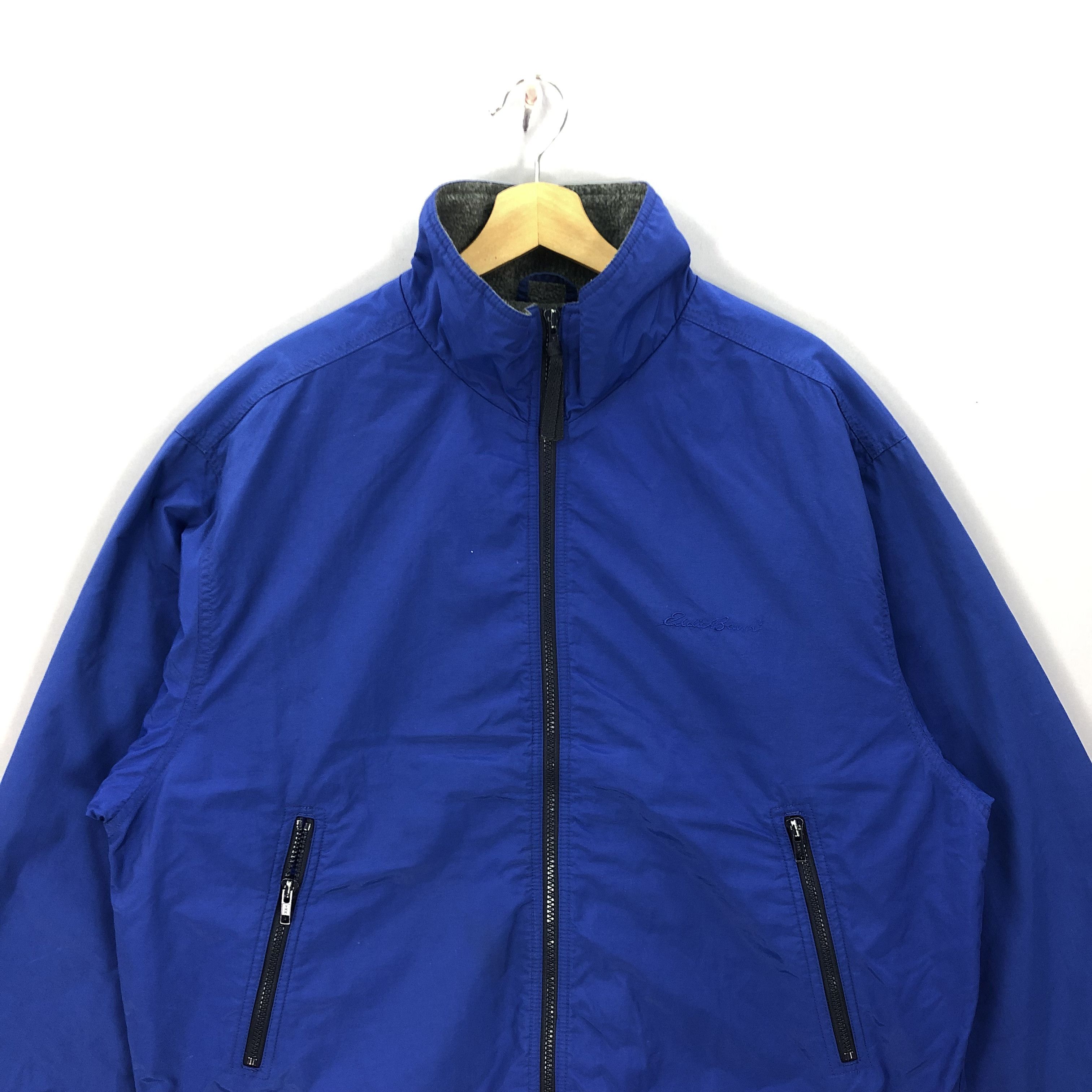 Eddie Bauer Eddie Bauer Blue Polartec Jacket Windbreaker Fleece Jackets Size US XL / EU 56 / 4 - 3 Thumbnail