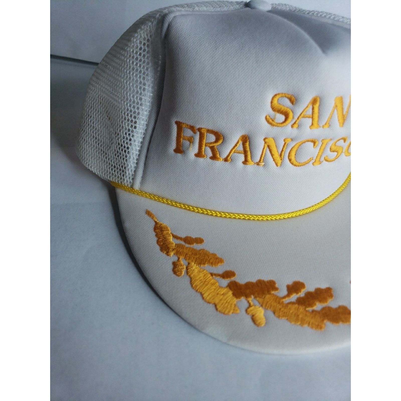 Other 80s 90s San Francisco Rope Gold Scrambled Egg Trucker Hat Size ONE SIZE - 2 Thumbnail