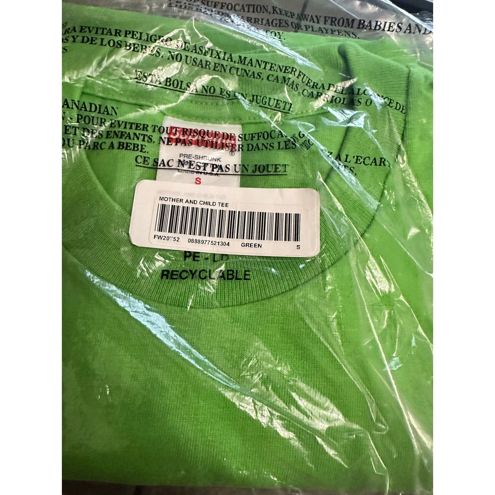 Supreme Supreme Joel-Peter Witkin Mother and Child Tee-Green Size US S / EU 44-46 / 1 - 4 Thumbnail