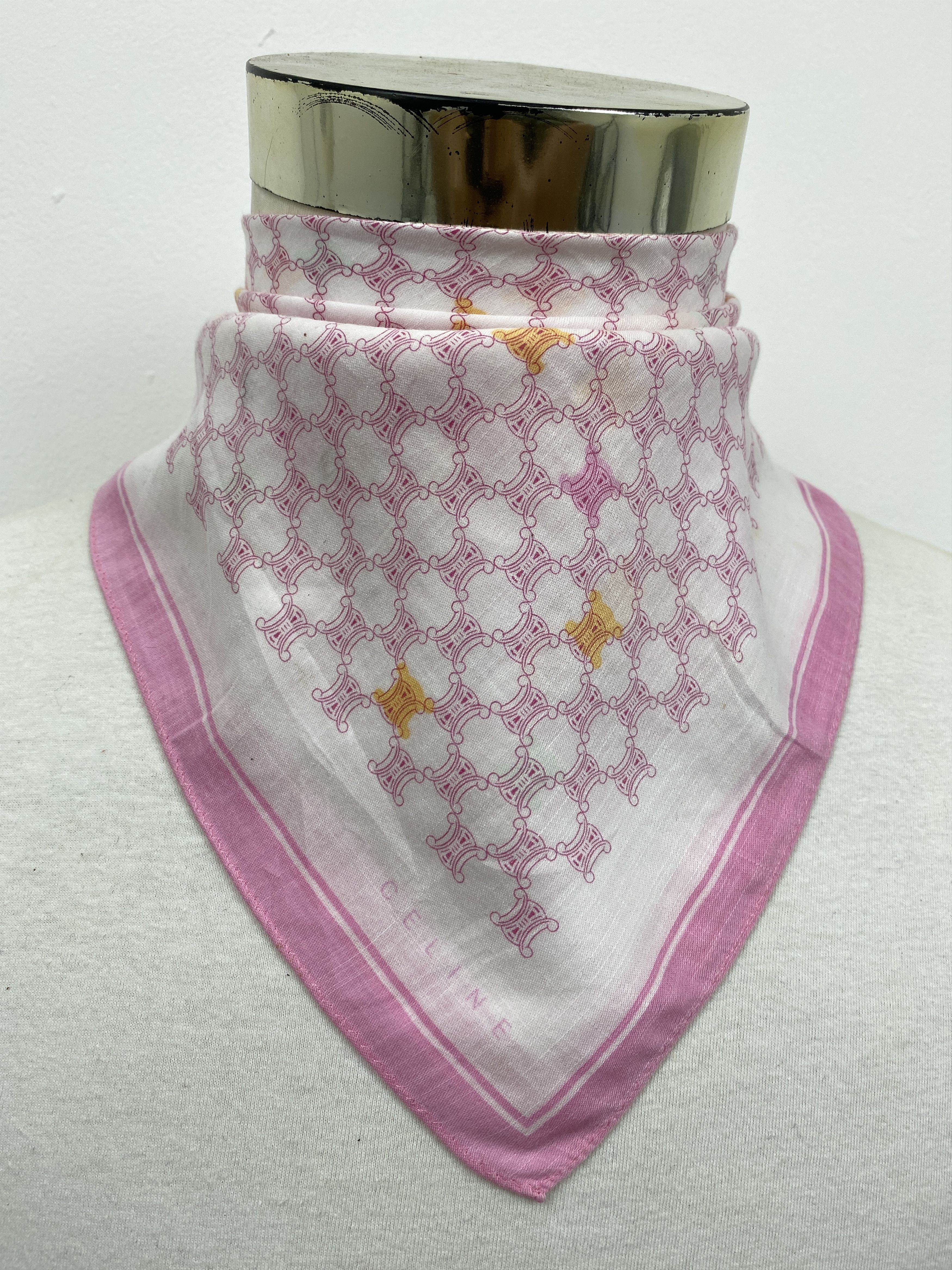 Celine Celine Handkerchief / Neckerchief / Bandana HKC0579 Size ONE SIZE - 2 Thumbnail