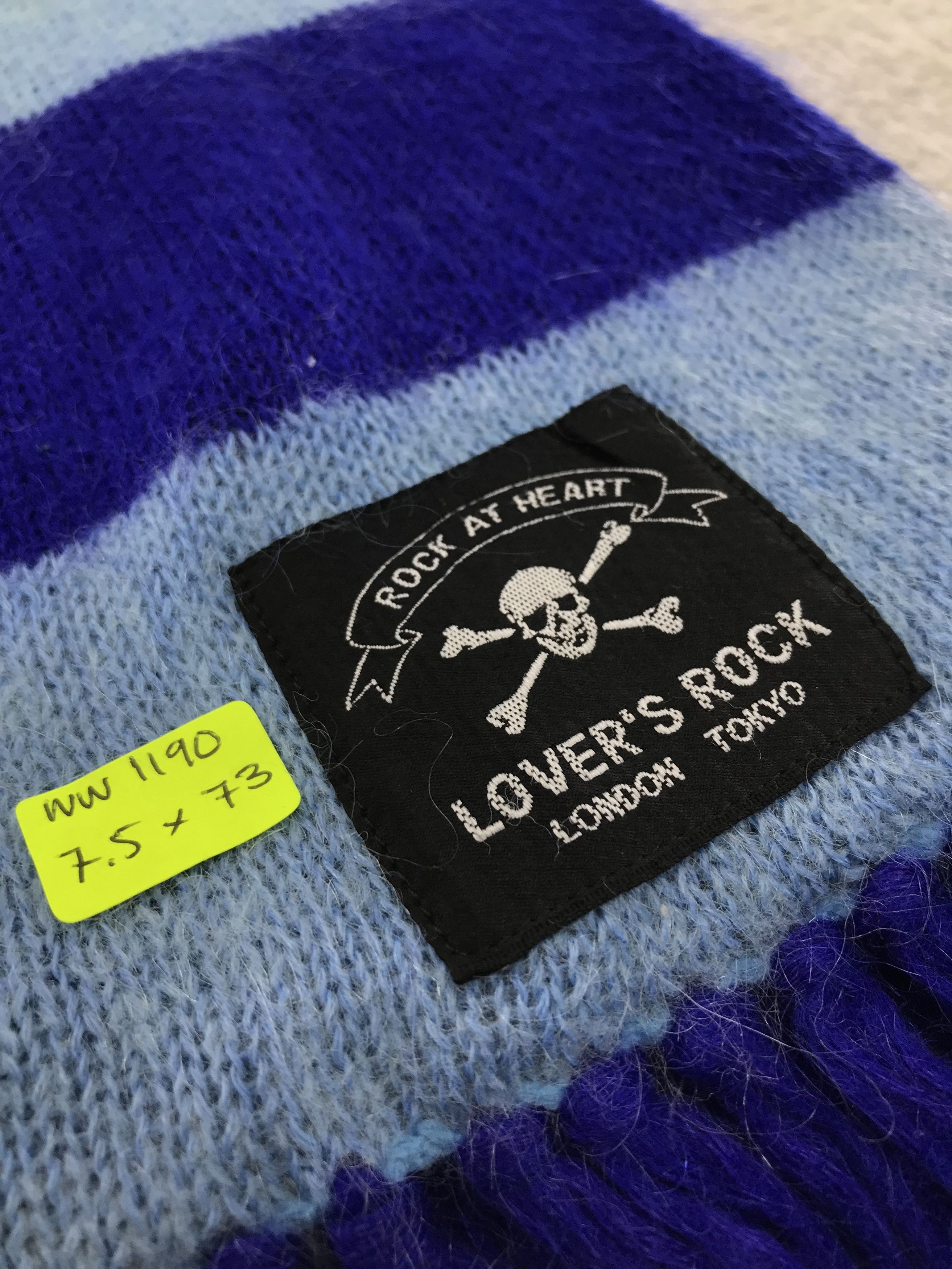 Vintage Lovers Rock Scarf / Muffler / Neckwear - WW1190 Size ONE SIZE - 4 Thumbnail