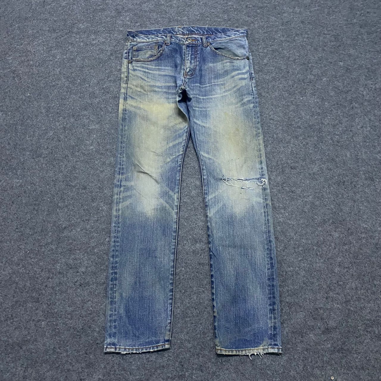 Takeo Kikuchi Vintage Takeo Kikuchi Distressed Denim Kurt Cobain Style Size US 34 / EU 50 - 1 Thumbnail