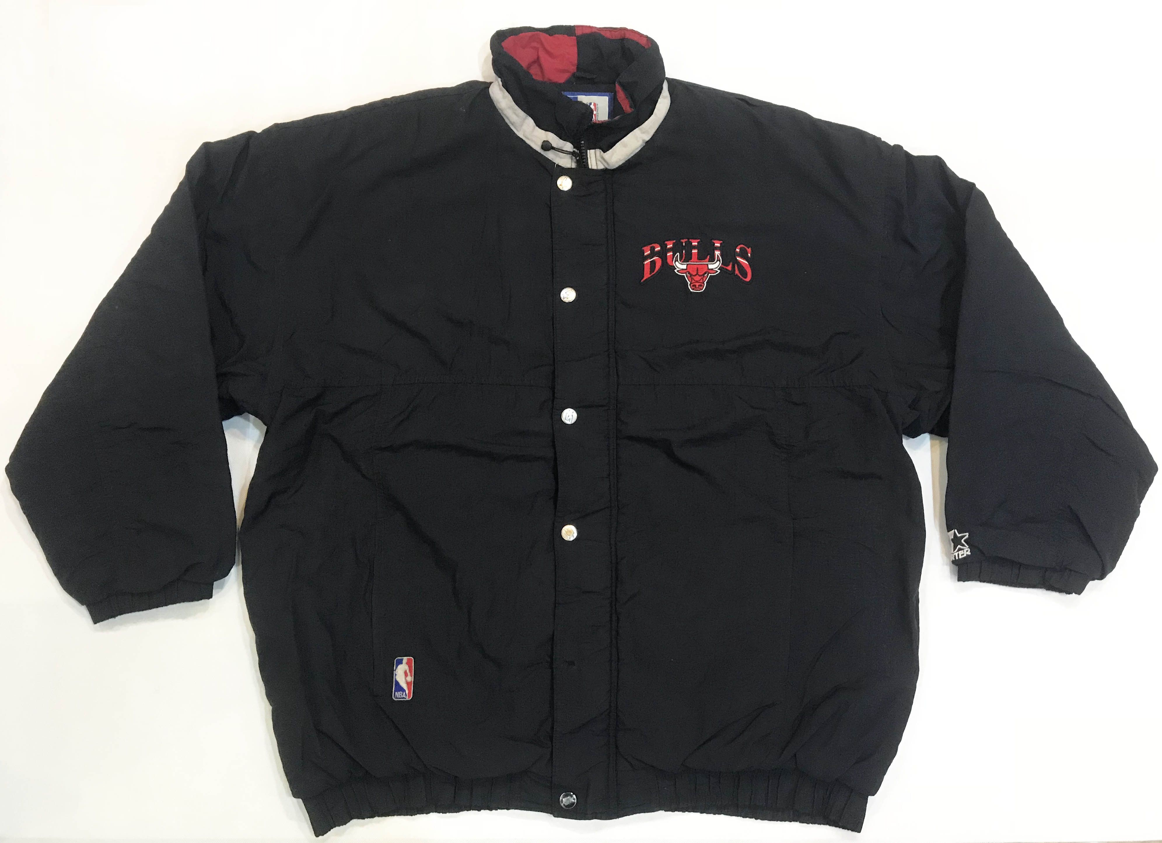 NBA × Starter × Vintage Vintage Starter NBA Chicago Bulls Puffer Jacket Size US XXL / EU 58 / 5 - 1 Thumbnail
