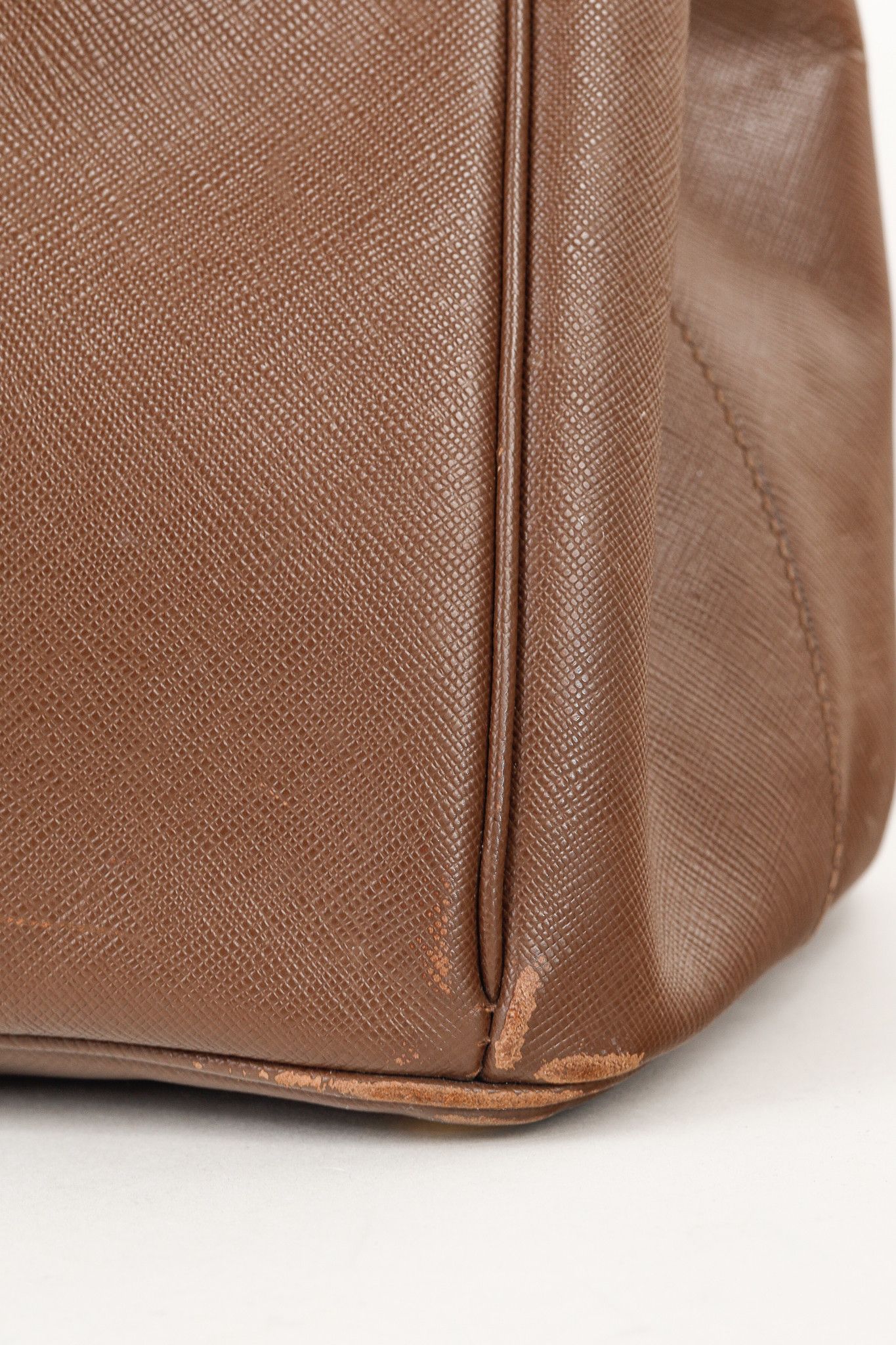 Prada Prada Galleria Medium Brown Saffiano Leather Tote Size ONE SIZE - 8 Thumbnail