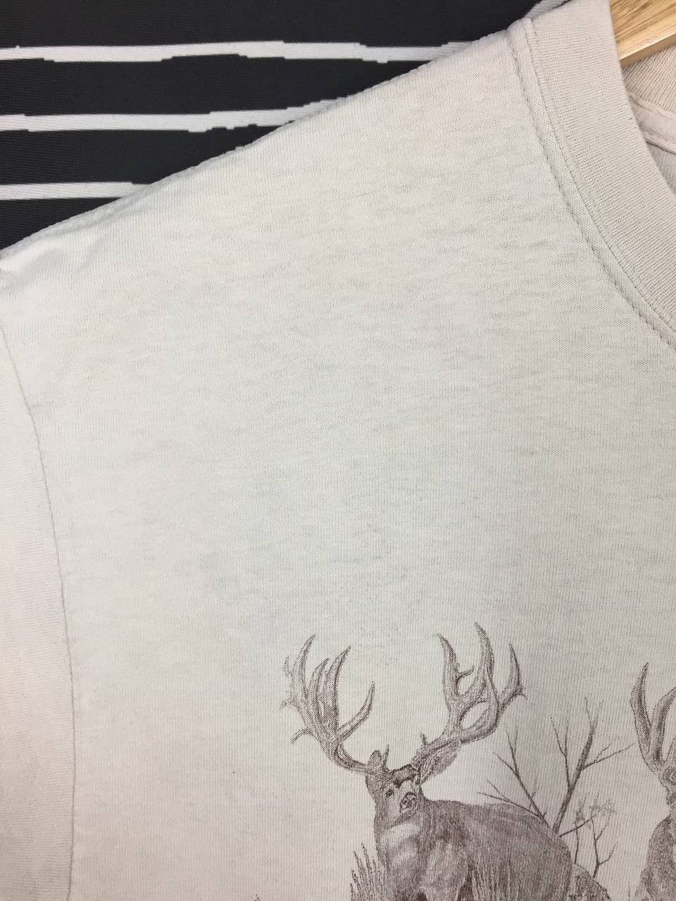 Habitat × Vintage Vtg Y2K Mule Deer Wyoming's Wildlife Worth The Watching Tee Size US L / EU 52-54 / 3 - 4 Thumbnail