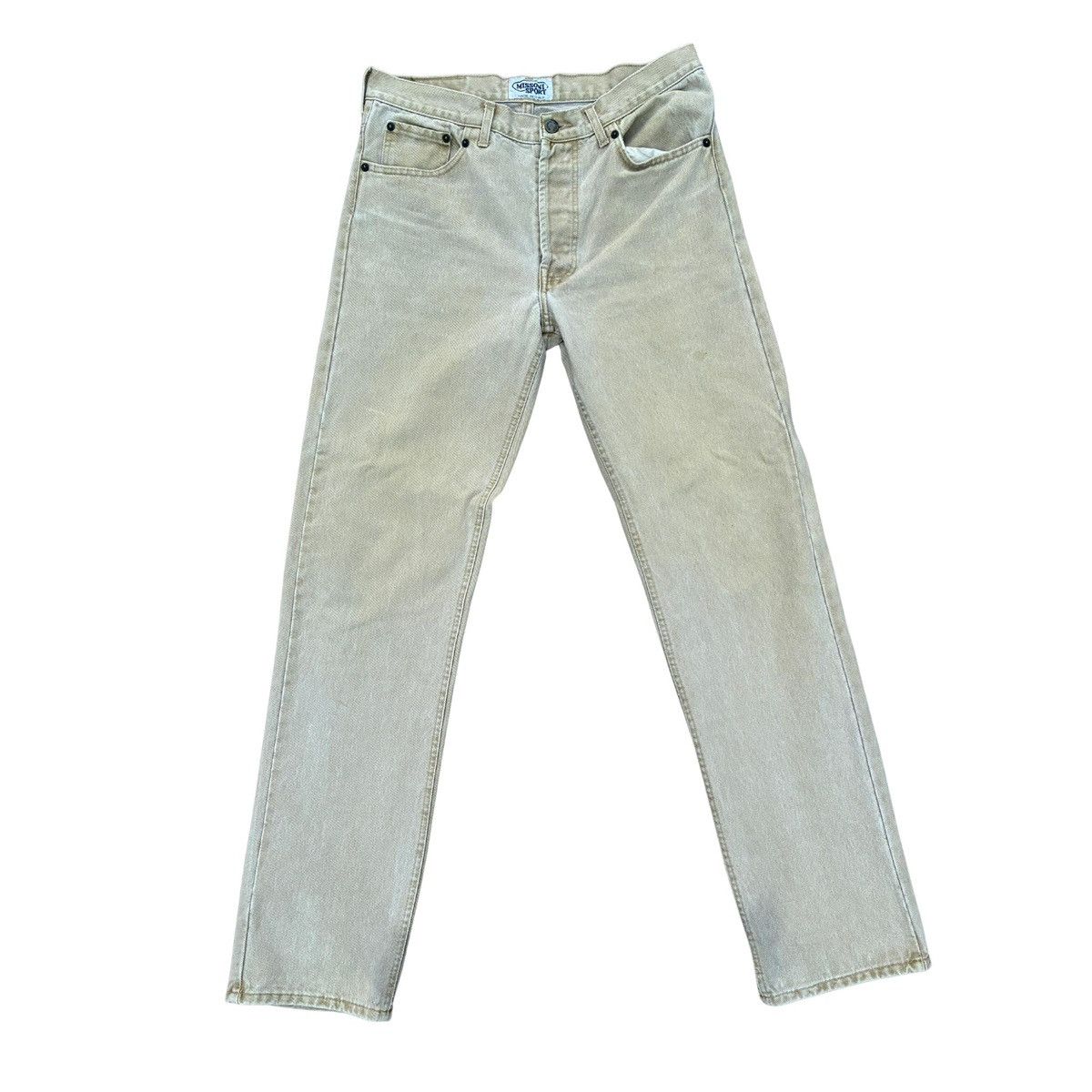 Missoni Vintage 90s Missoni Sport Straight Leg Denim Jeans Size US 32 / EU 48 - 1 Thumbnail