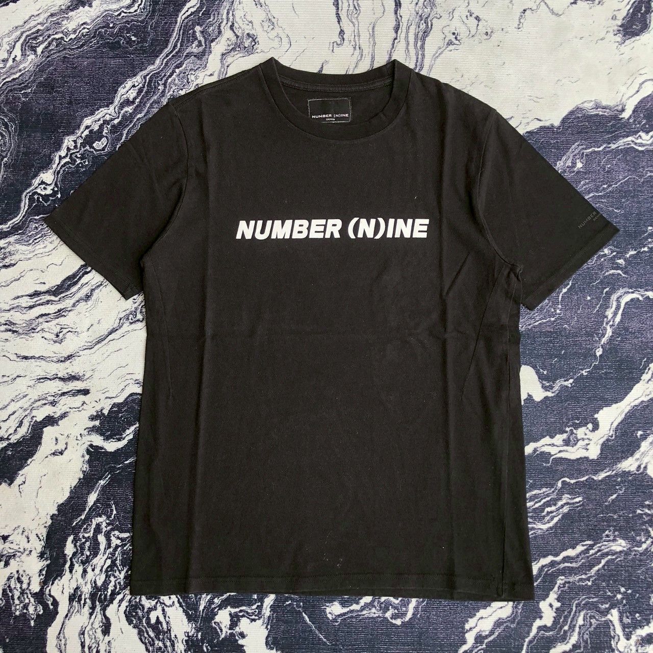 Number (N)ine Vintage NUMBER (N)INE Denim Logo Tee — Treble Clef Era Size US L / EU 52-54 / 3 - 1 Thumbnail