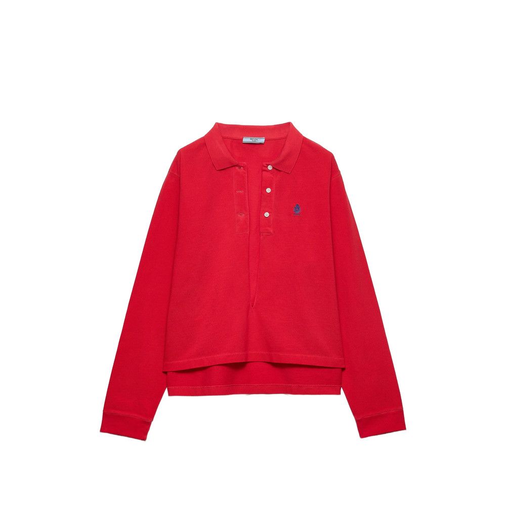 Prada Prada RED Tops - Polo Tops Size S / US 4 / IT 40 - 1 Thumbnail