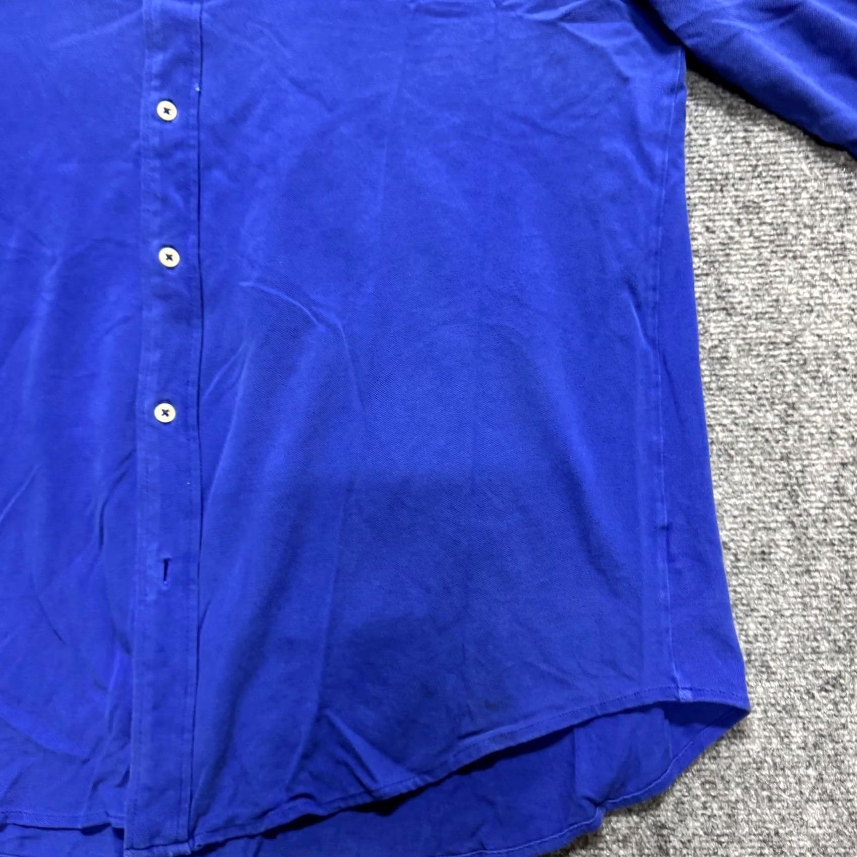 Ralph Lauren VINTAGE Ralph Lauren Polo Longsleeve Button Up Shirt Mens XL Blue Faded 90s Size US XL / EU 56 / 4 - 6 Thumbnail