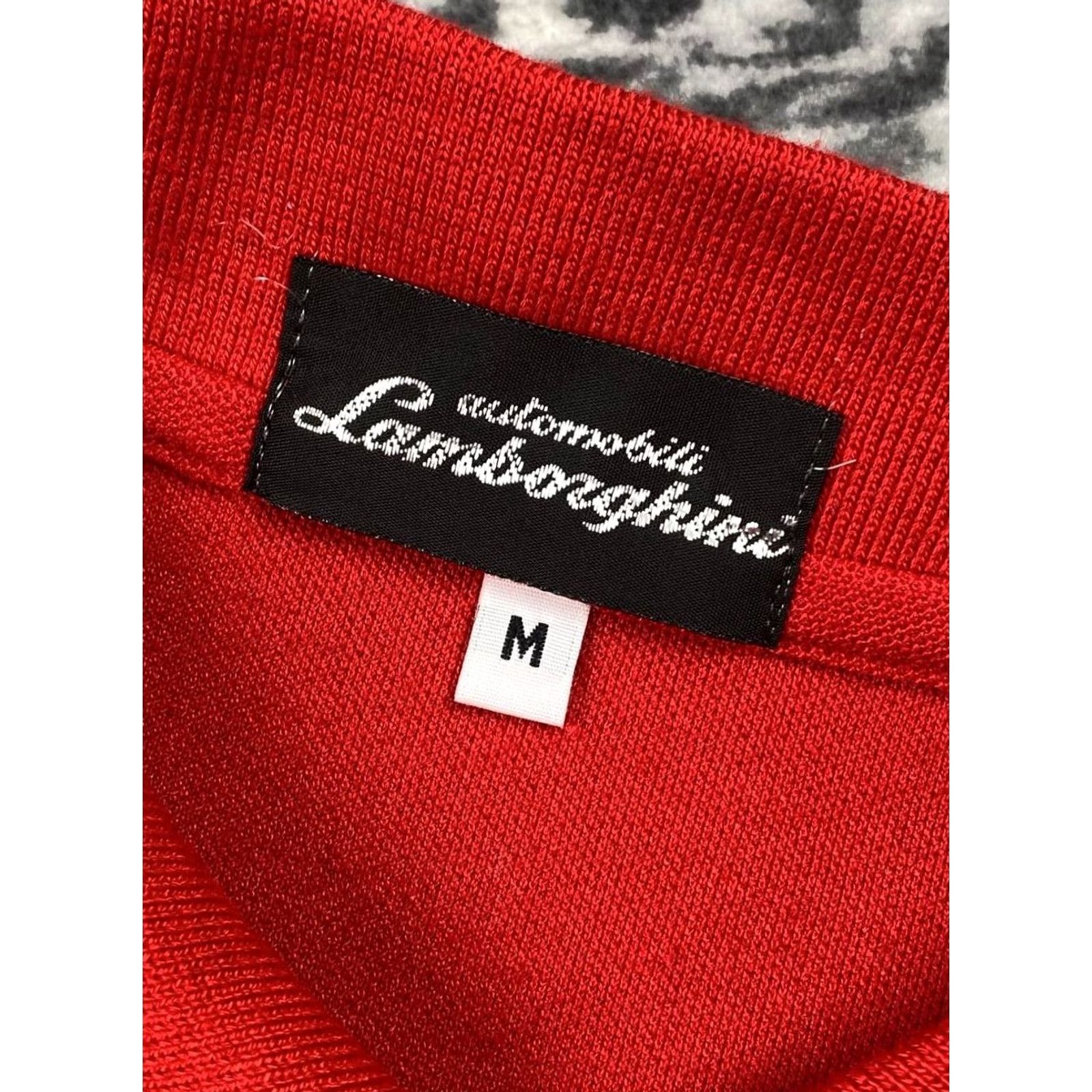 Lamborghini Lamborghini Polo Shirt Men M Red Logo Short Sleeve Shirt Size US M / EU 48-50 / 2 - 7 Thumbnail