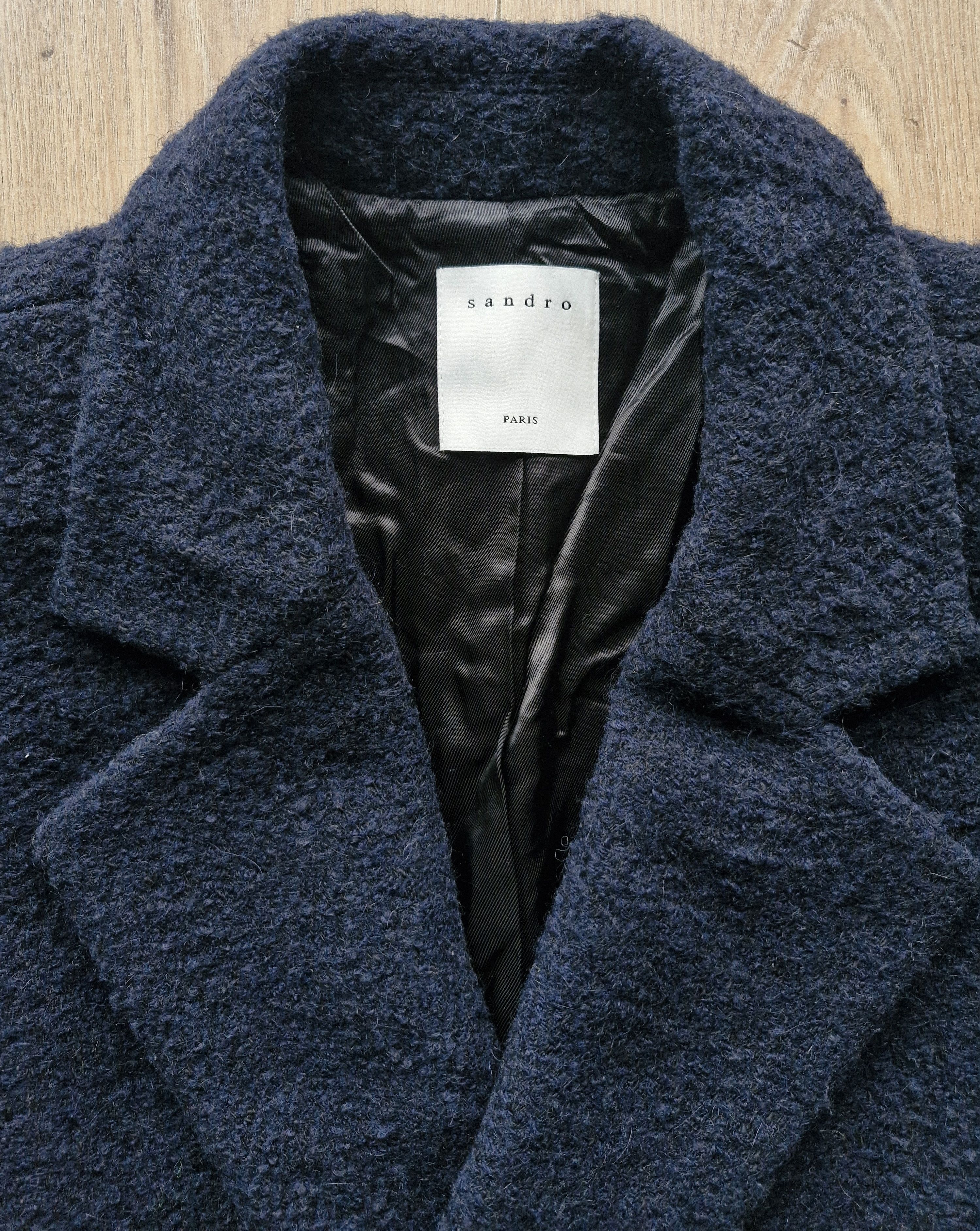 Sandro Women's coat Sandro Paris wool alpaca premium Size M / US 6-8 / IT 42-44 - 2 Thumbnail