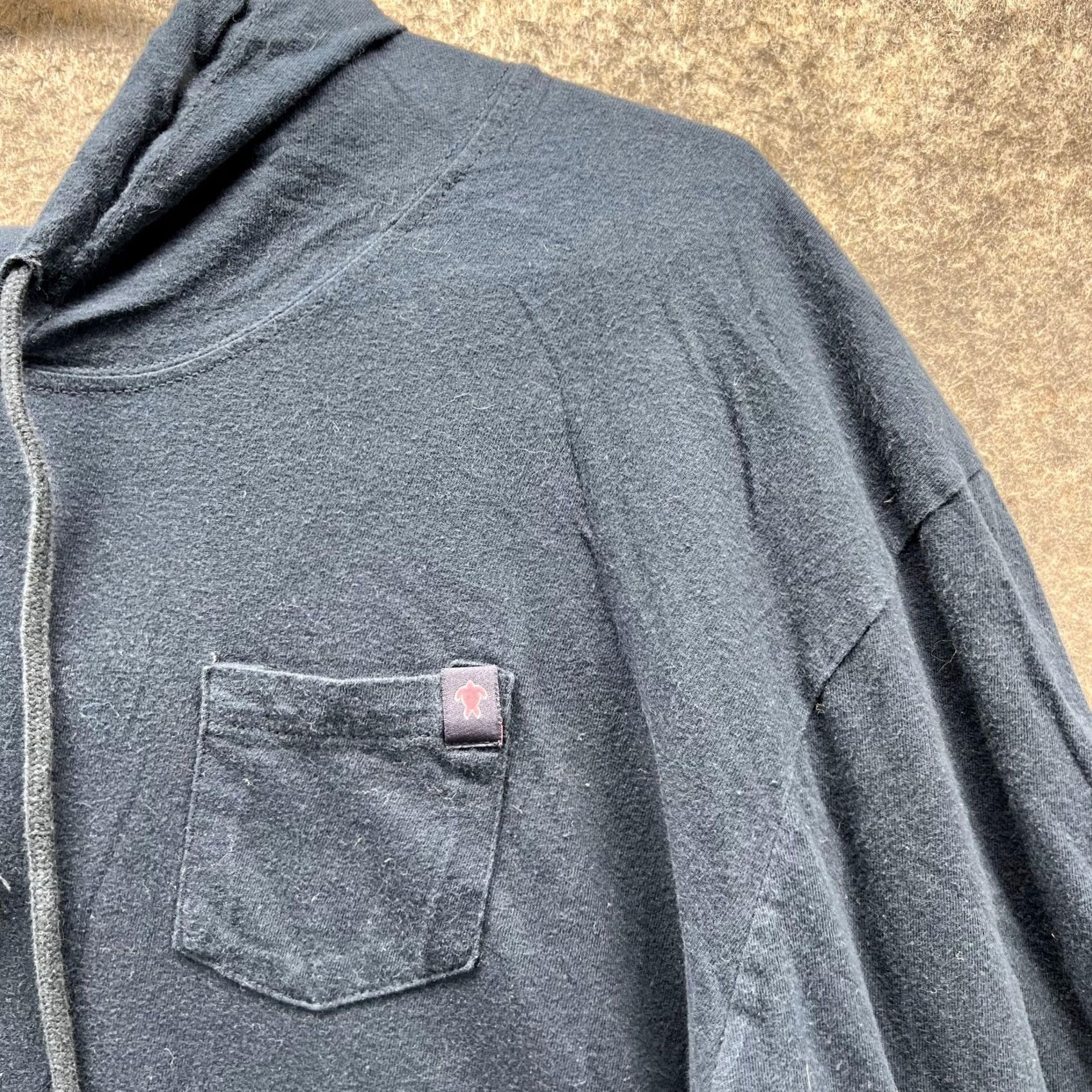 Vintage Simply Southern Shirt Mens L Blue Sweater Men Large Adult Navy Sweatshirt Pullover Hooded Size US L / EU 52-54 / 3 - 2 Thumbnail