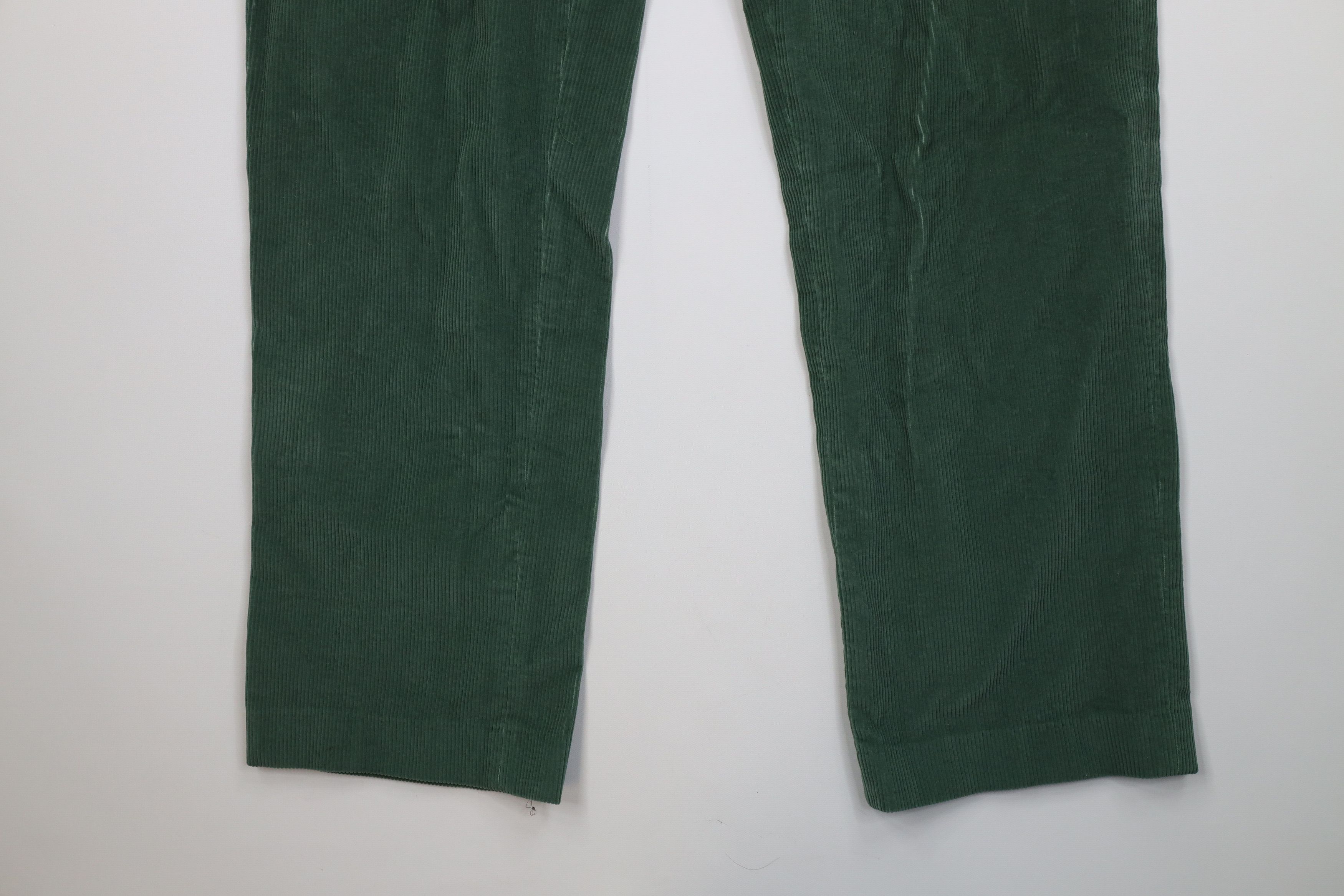 Lands' End Vintage 90s Y2K Lands End Wide Leg Corduroy Chino Pants Size US 38 / EU 54 - 4 Thumbnail