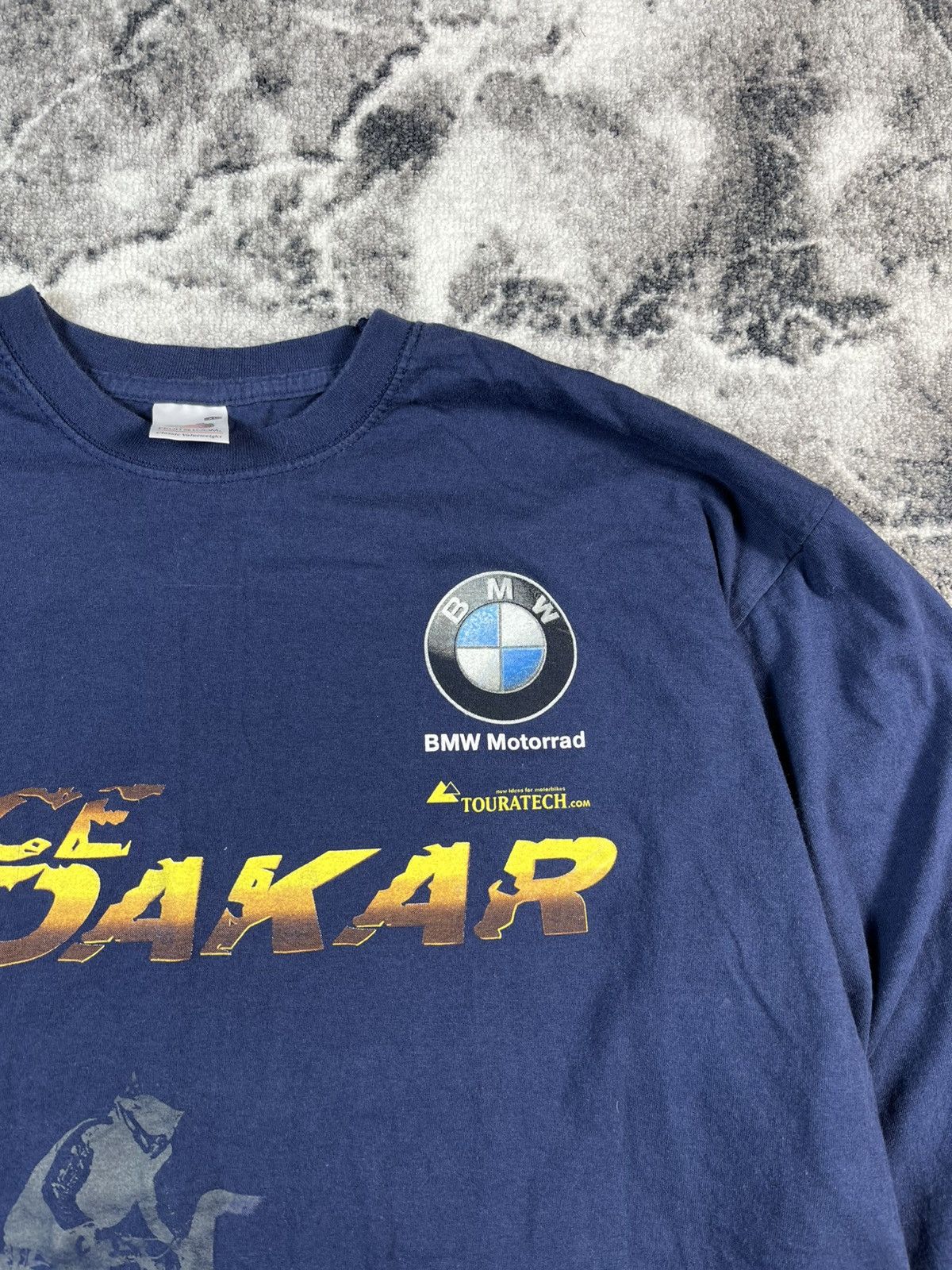 BMW BMW Race Dakar Long Sleeve Tee Blue XL Vintage Style Size US XL / EU 56 / 4 - 4 Thumbnail