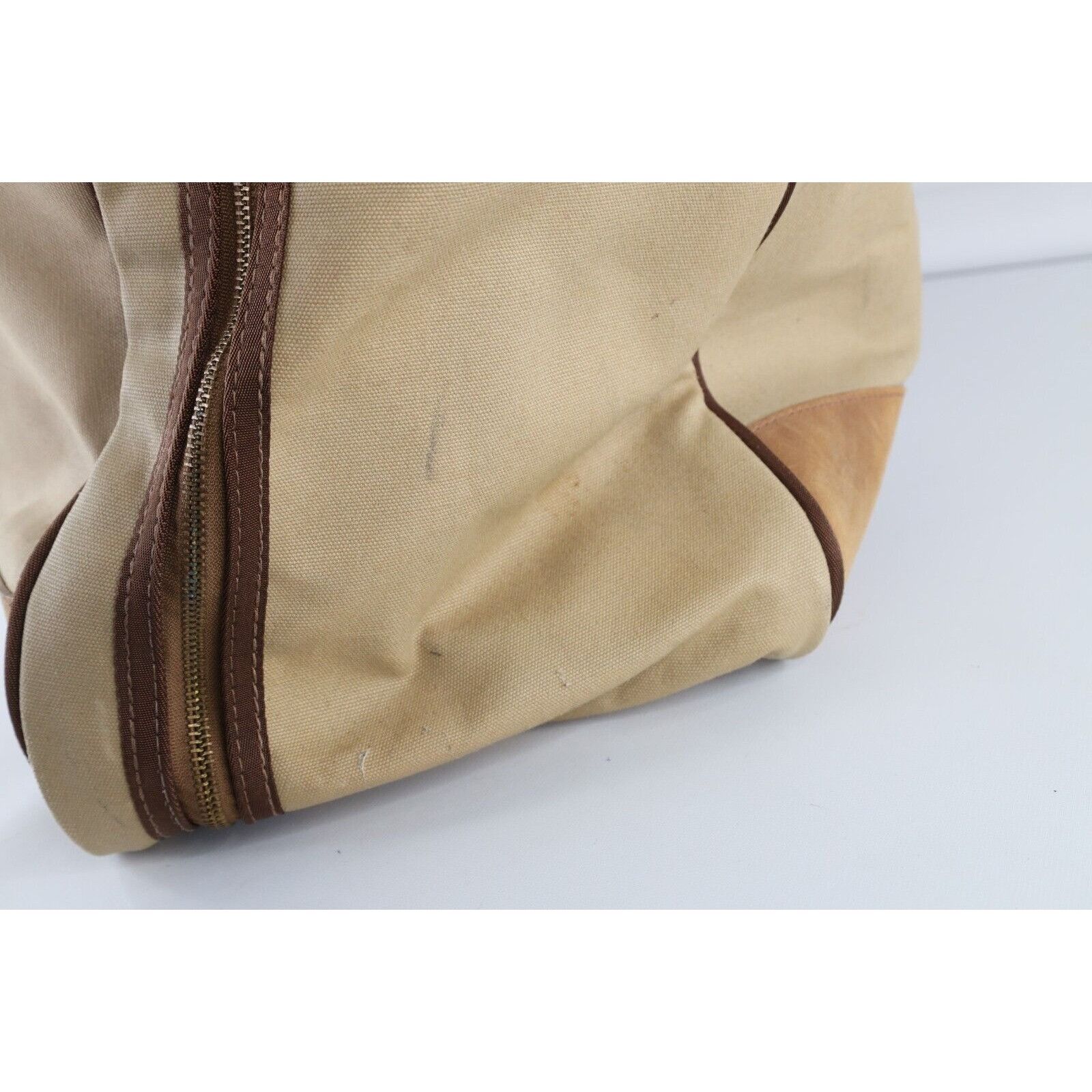 Orvis Deadstock Vintage Orvis Gokey Canvas Leather Duffel Bag Size ONE SIZE - 7 Thumbnail