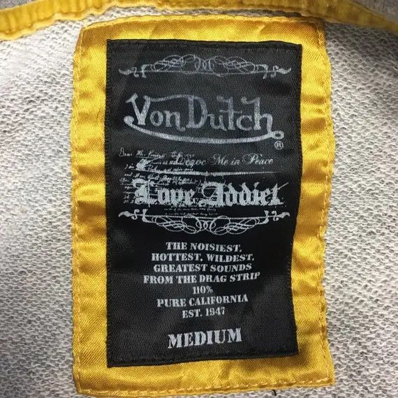 Von Dutch VON DUTCH Hoodie Sweater Spell Out Streetwear Clothing Size US M / EU 48-50 / 2 - 8 Thumbnail