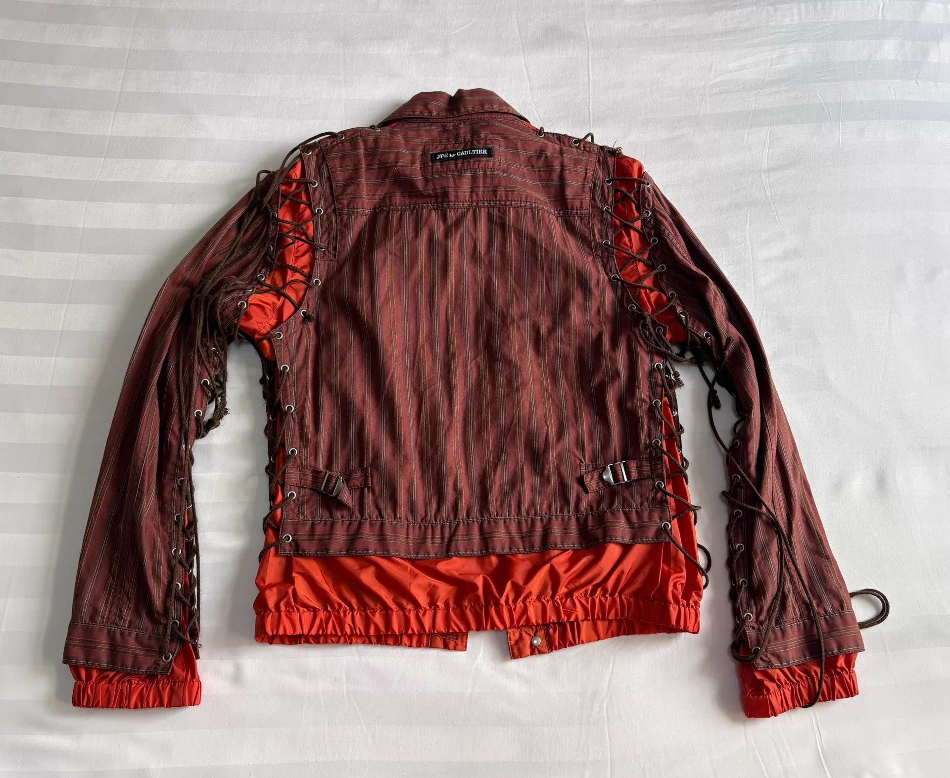 Jean Paul Gaultier Jean Paul Gaultier Vintage Archive Belted Lacing Jacket 48 Size US M / EU 48-50 / 2 - 3 Thumbnail