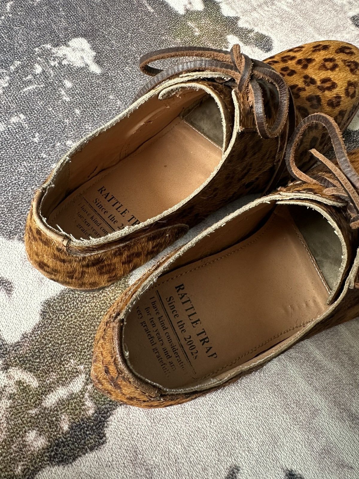 14th Addiction 00’s Rattletrap leopard leathers shoes Size US 6 / EU 39 - 16 Thumbnail