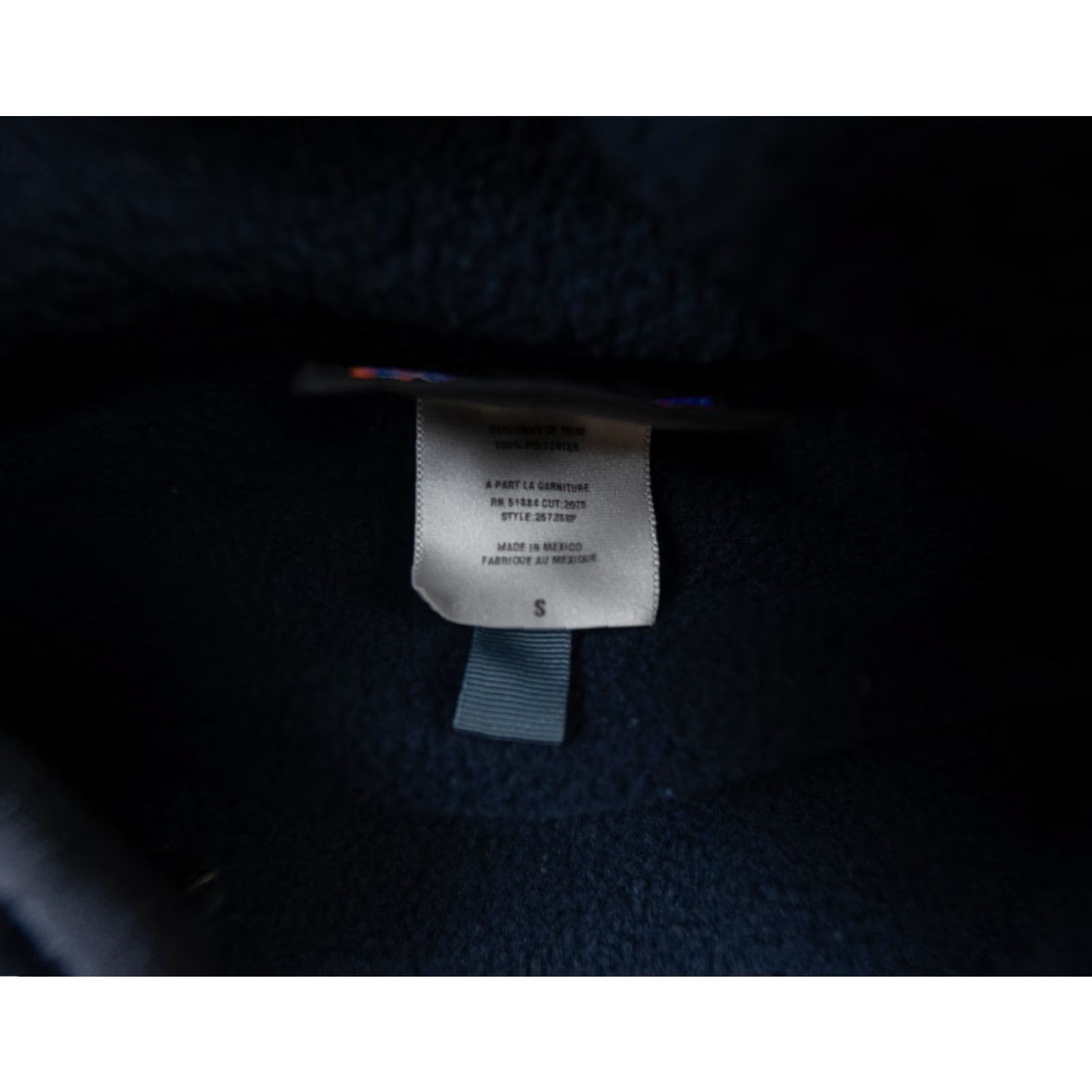 Patagonia Patagonia Vintage Sweater Men Pullover Fleece Synchilla 1/2 Zip Long Sleeve Mock Neck Blue Polyester Logo Outdoor Small Blue Pullover Fleece Size US S / EU 44-46 / 1 - 5 Thumbnail