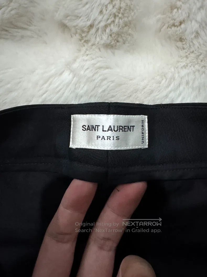 Saint Laurent Paris Saint Laurent Paris Tapered Trousers Size 34" / US 12 / IT 48 - 2 Thumbnail