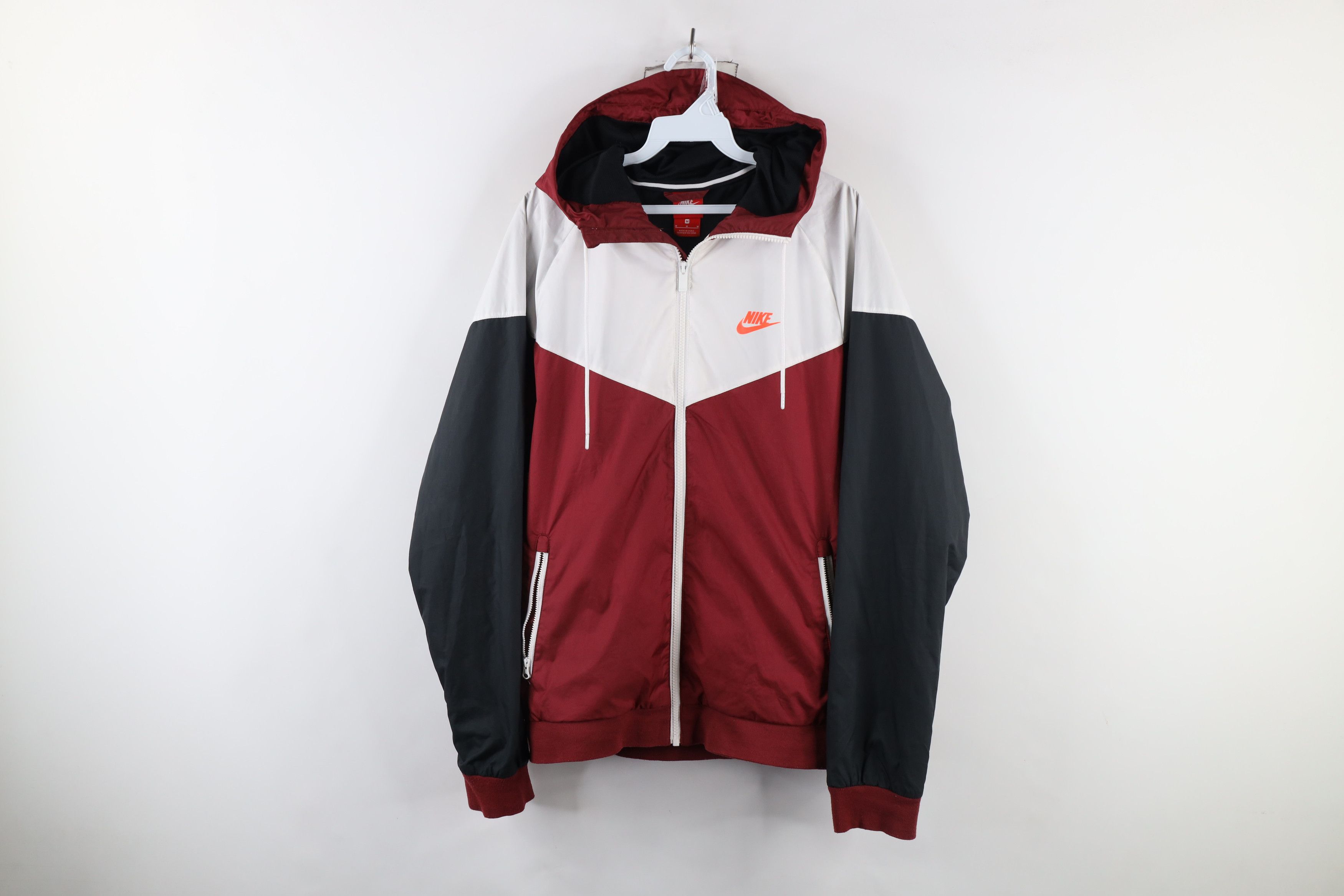 Nike Out Color Block Hooded Windrunner Windbreaker Jacket