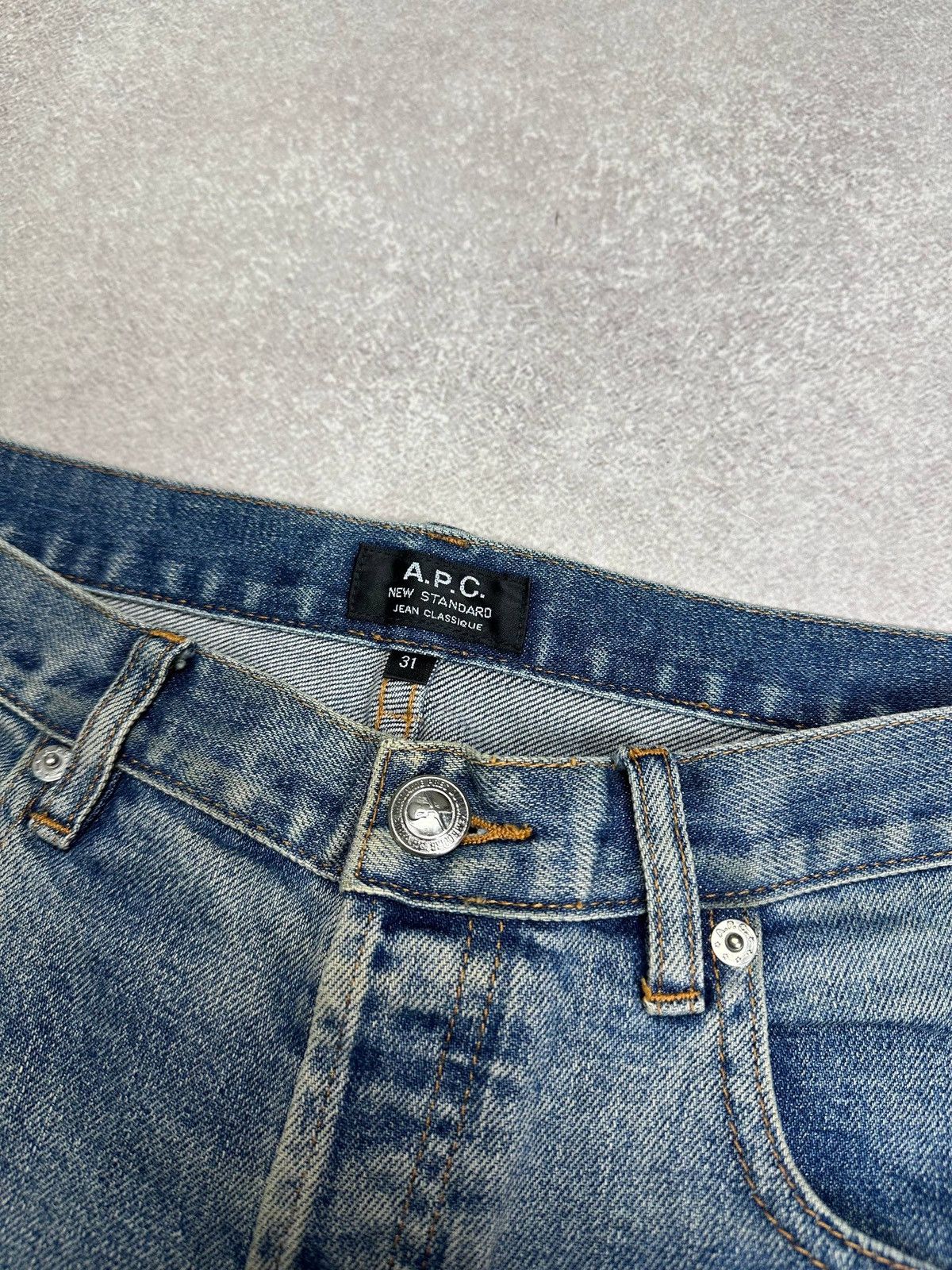A.P.C. Vintage A.P.C New Standart Blue Jeans Pants Rare 31 Size US 31 - 6 Thumbnail