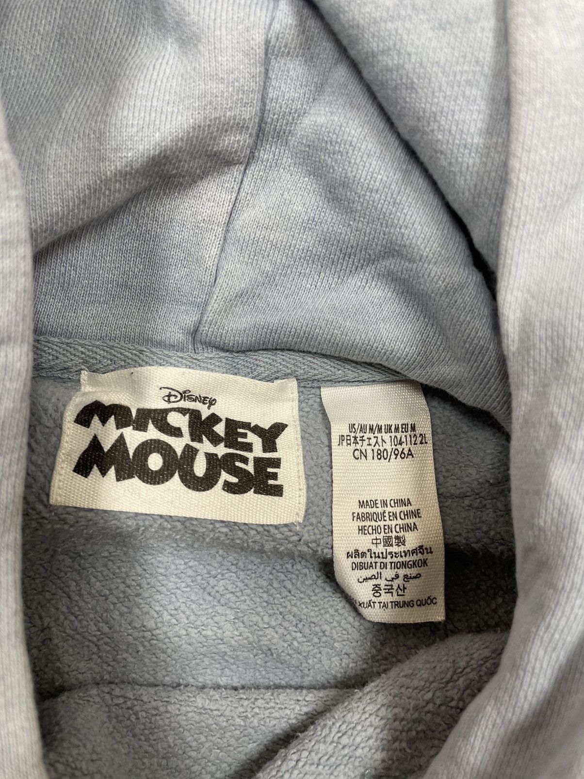 Japanese Brand × Mickey Mouse Mickey Genuine Mousewear Hoodie Blue M Size US M / EU 48-50 / 2 - 3 Thumbnail