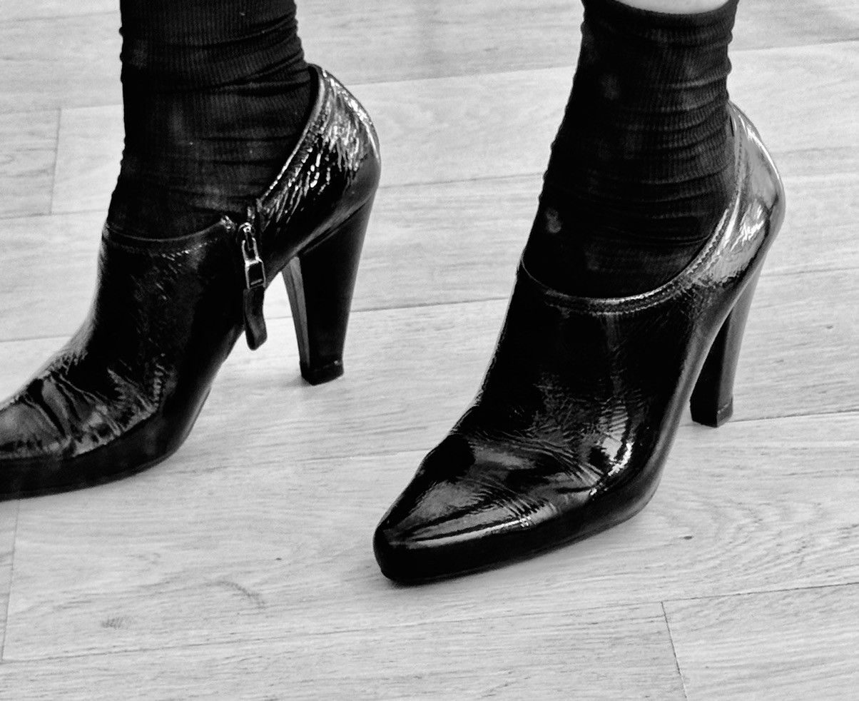Prada Patent leather high heeled ankle boots Size US 7.5 / IT 37.5 - 13 Thumbnail