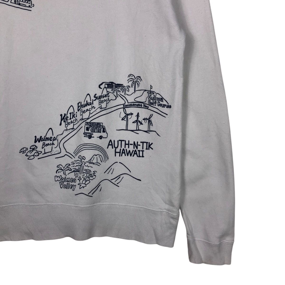 Japanese Brand × Vintage 📌Vintage Sweatshirt Crewneck Honolulu Hawaii Big Logo Size US L / EU 52-54 / 3 - 11 Thumbnail