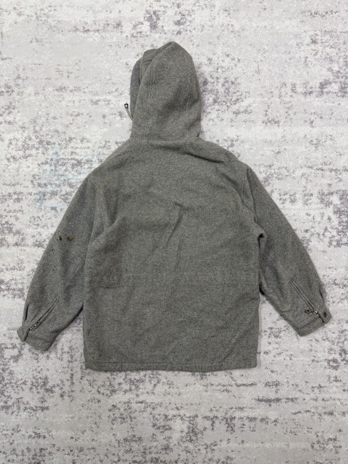Iceberg Vintage 90s Iceberg Tunes Riri Opti Zipper Wool Jacket Hodie Size US XL / EU 56 / 4 - 14 Thumbnail