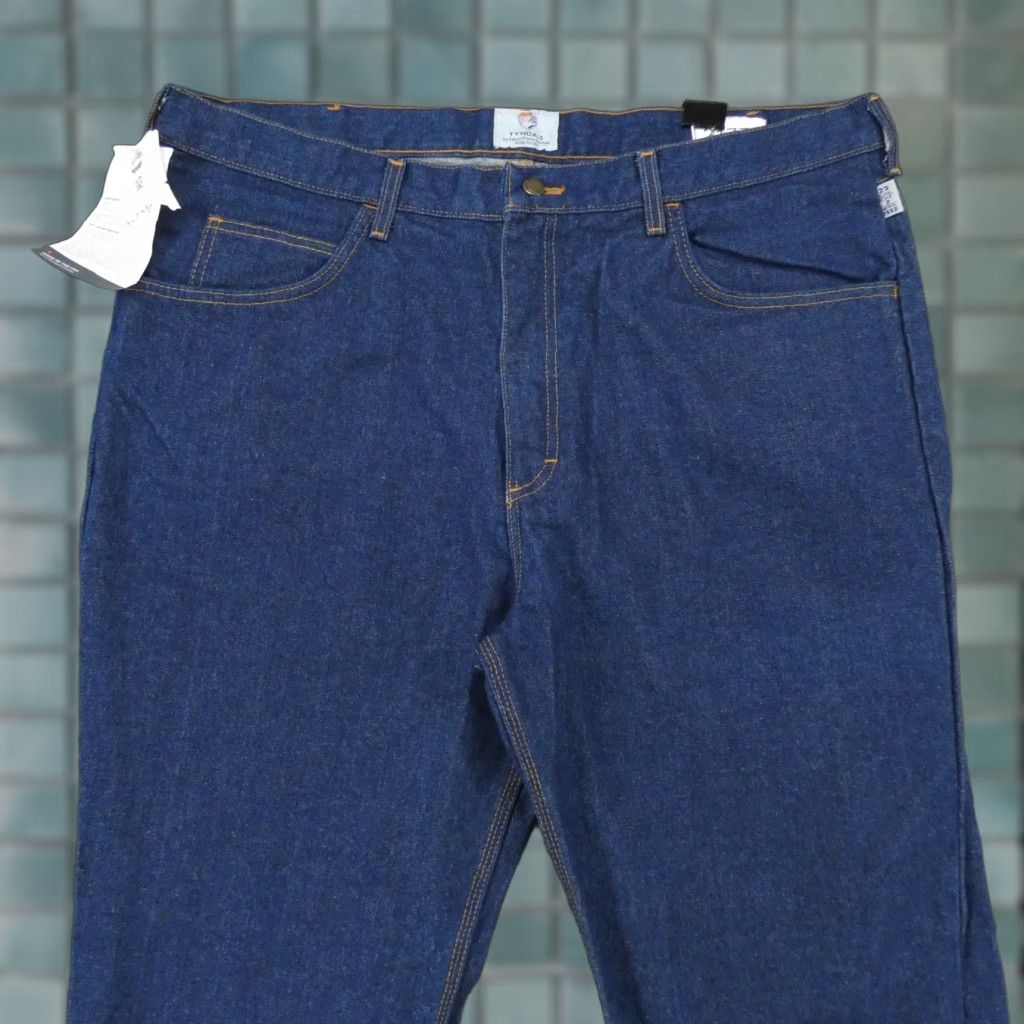 Tyndale Jeans Mens 40x32 Bootcut Fire Resistant Dark Wash NWT Denim 5-Pocket Logo