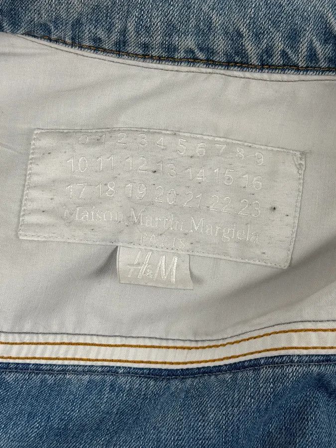Maison Margiela Maison Margiela H&M Blue Distressed Re-Edition Denim Jacket Size US M / EU 48-50 / 2 - 10 Thumbnail