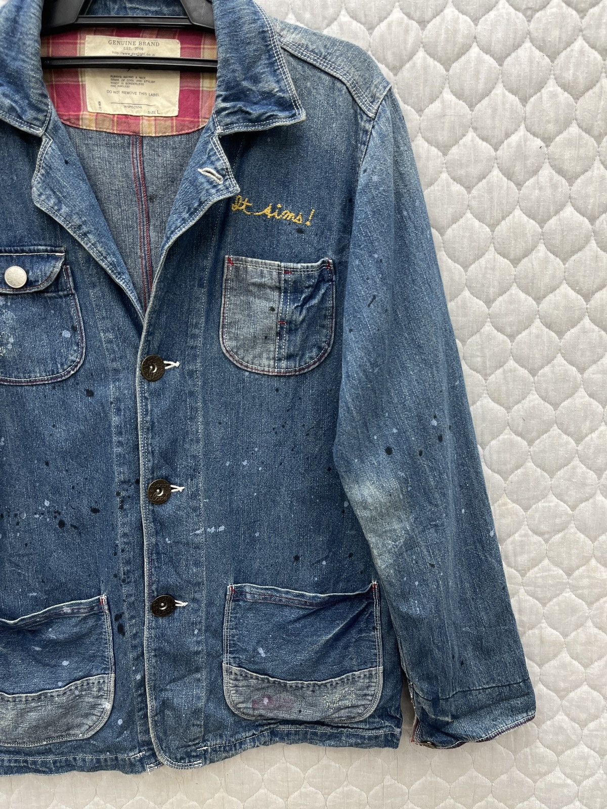 KOJIMA GENES 🔥🔥🔥ARCHIVE M2 SQUARED DENIM CHORE JACKET Size M / US 6-8 / IT 42-44 - 5 Thumbnail