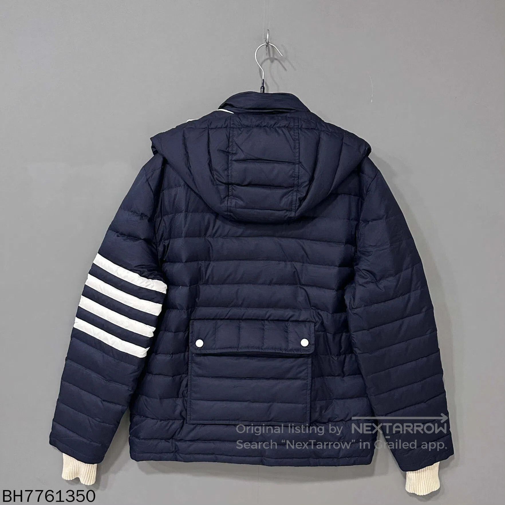 Thom Browne classic black four-stripe down jacket Thom Browne. Size US M / EU 48-50 / 2 - 2 Thumbnail