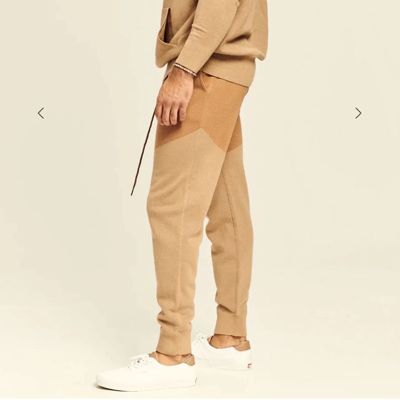 SER.O.YA Ser.O.Ya NWT Small Mens Two Toned Sandra Jogger Camel Size US 27 - 4 Thumbnail