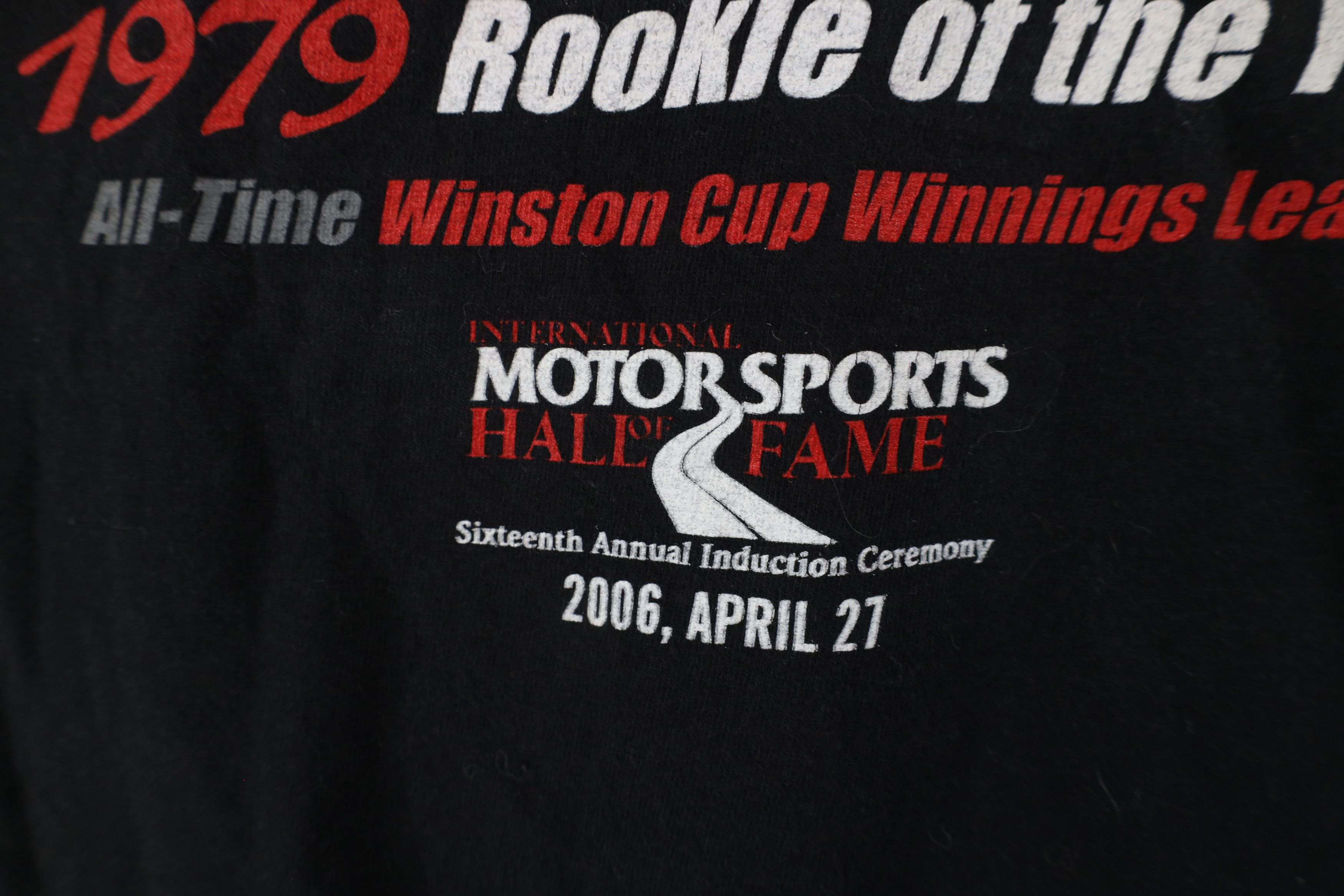 Vintage Vintage Y2K Motorsports Hall of Fame Dale Earnhardt T-Shirt Size US XXL / EU 58 / 5 - 8 Thumbnail
