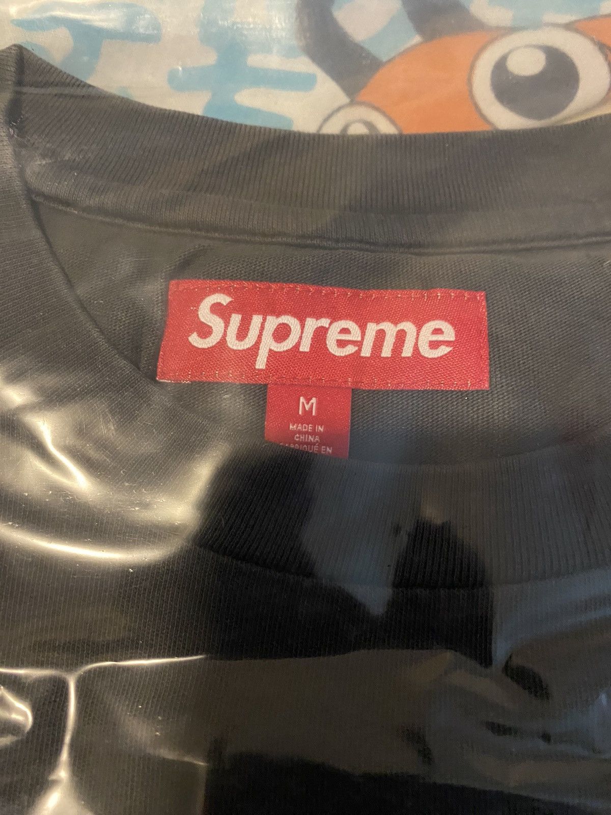 Supreme Supreme Cracked Back Arc S/S Top Black Size Medium Size US M / EU 48-50 / 2 - 5 Thumbnail