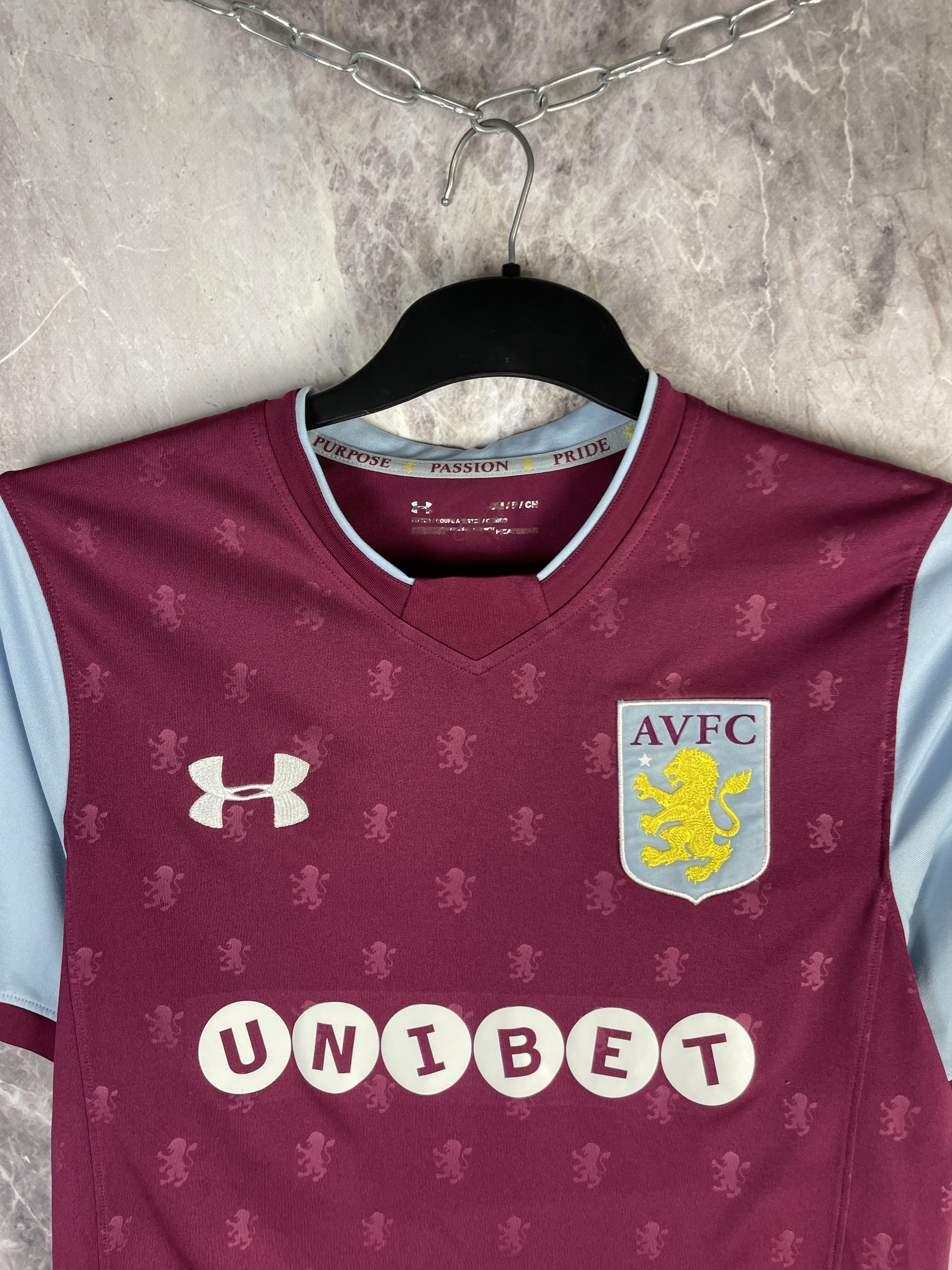 Under Armour Under Armour Aston Villa FC AVFC Soccer Jersey Blokecore Size US S / EU 44-46 / 1 - 3 Thumbnail