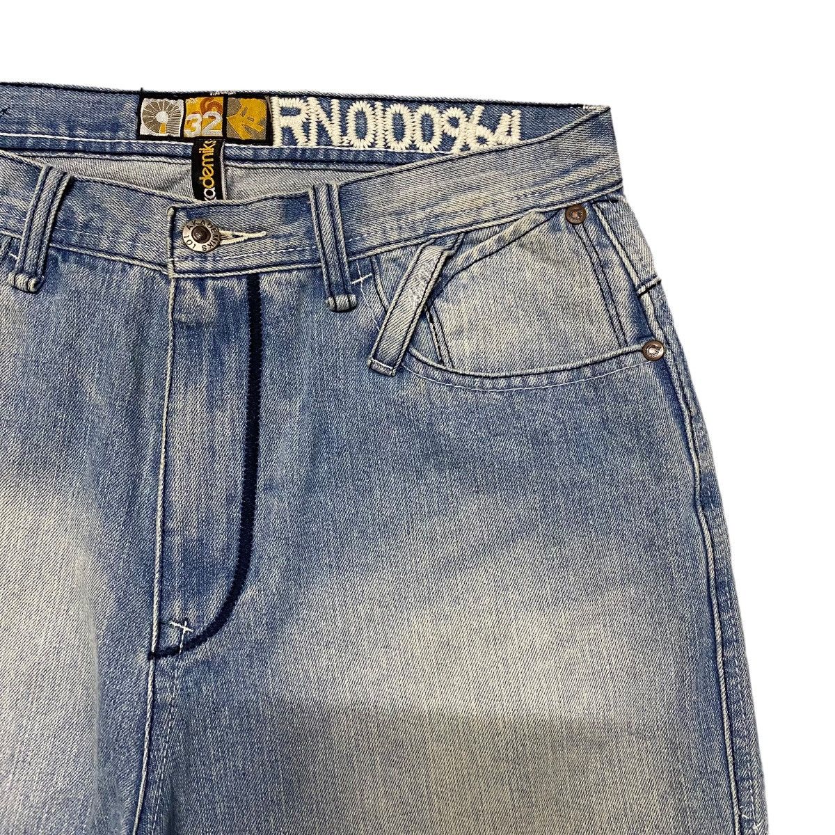 Vintage Vintage AKADEMIKS Denim Baggy Jeans Size US 30 / EU 46 - 5 Thumbnail