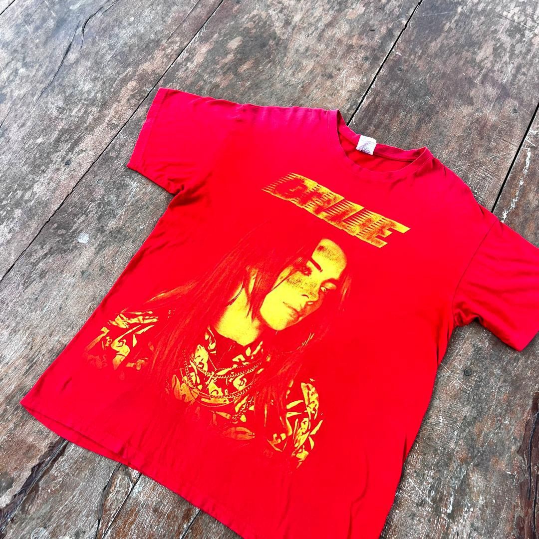 Band Tees Thrashed Faded Billie Eilish Rare T Shirt Size US M / EU 48-50 / 2 - 2 Thumbnail