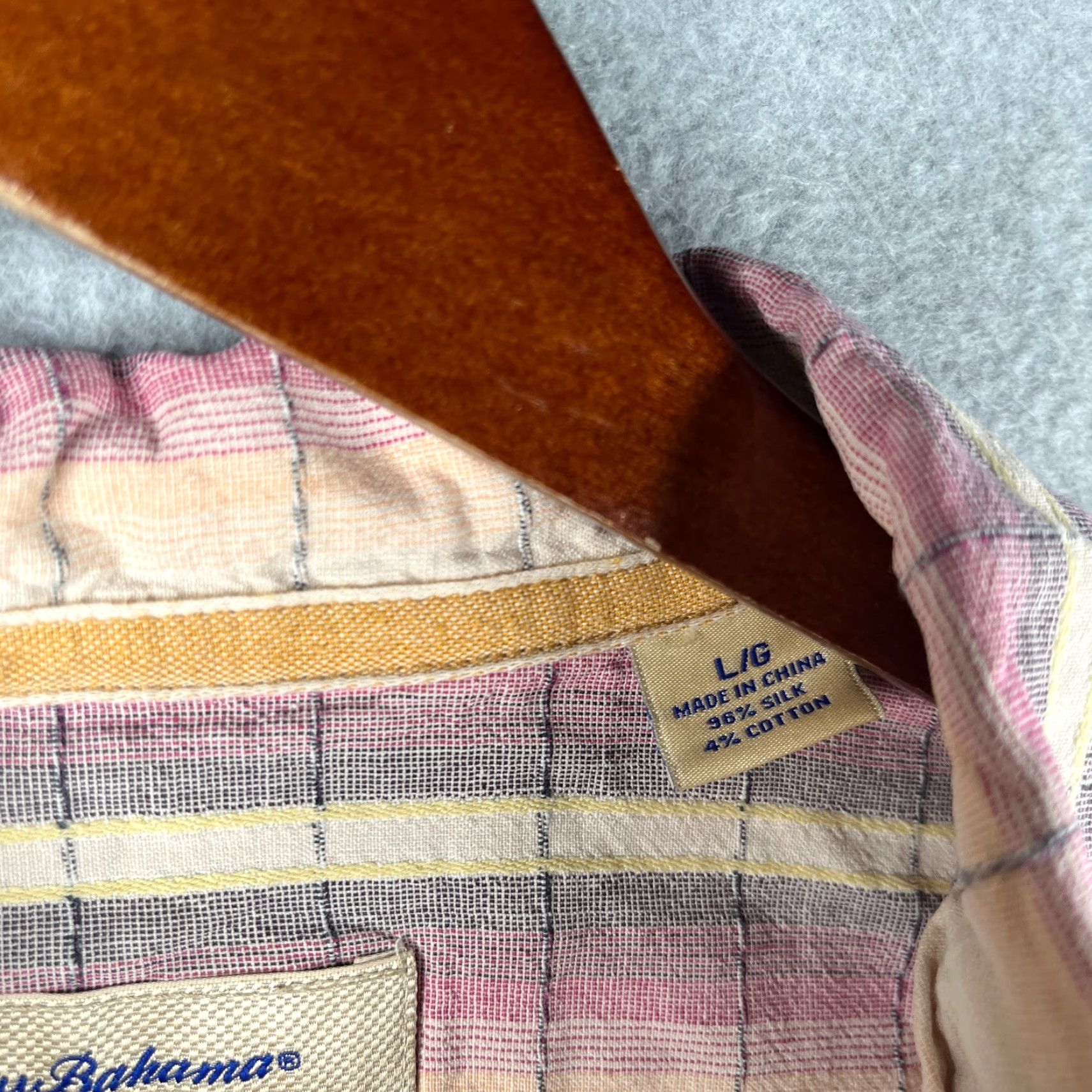 Tommy Bahama Tommy Bahama Shirt Mens L Silk Blend Tropical Striped Button Up Short Sleeve Multicolor Size US L / EU 52-54 / 3 - 6 Thumbnail