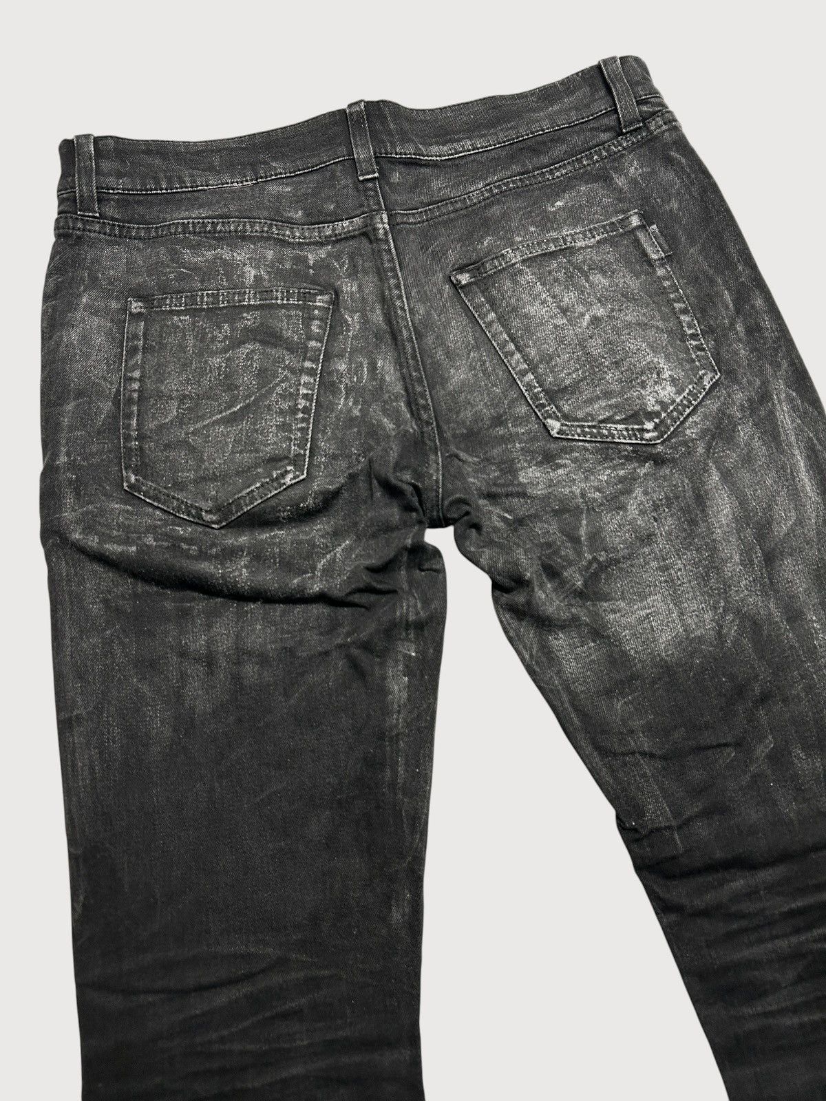 Saint Laurent Paris 2019 D02 Waxed Denim Size US 31 - 4 Thumbnail