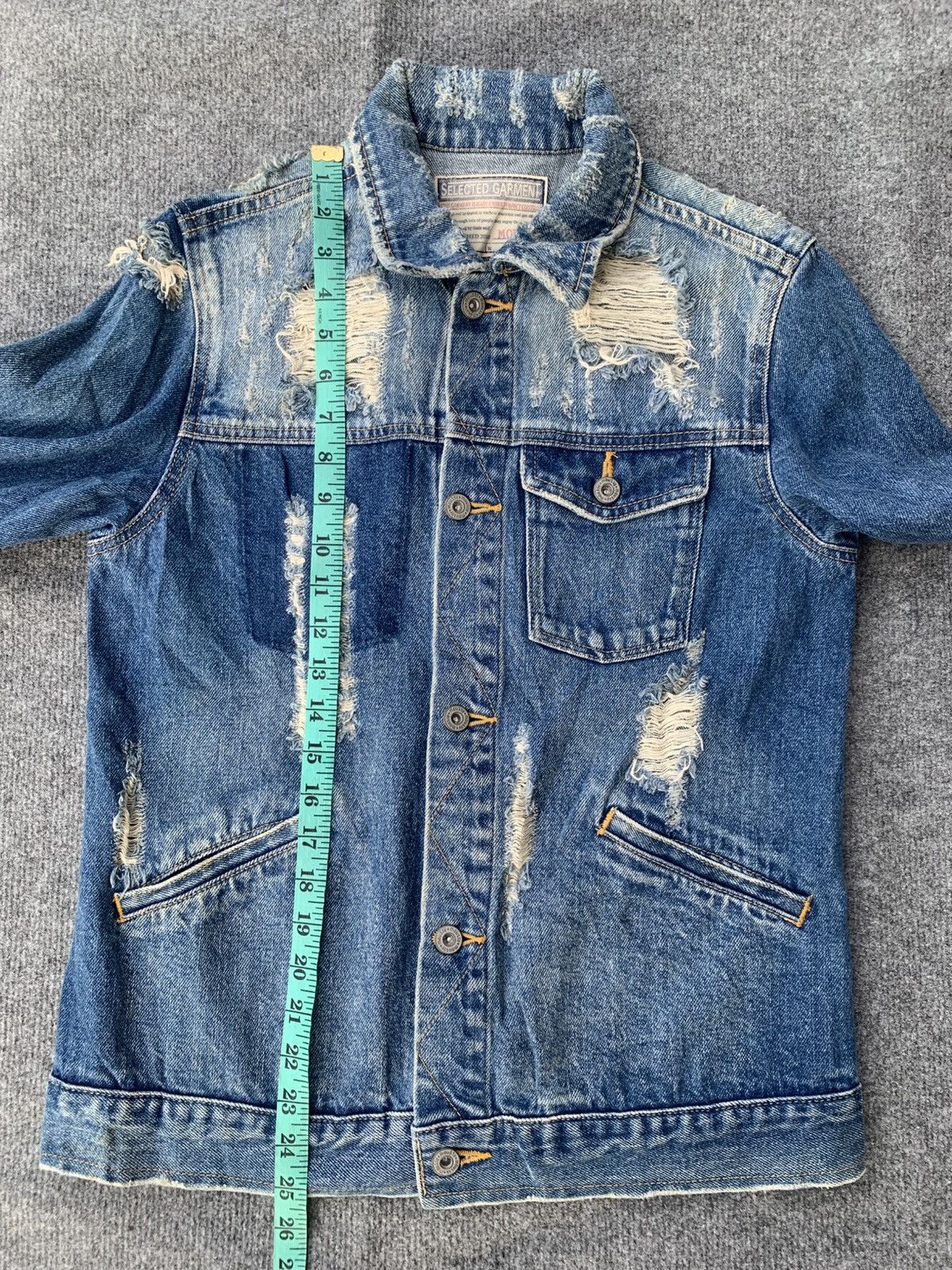 MOUSSY Distressed mossy Jacket jeans Size US S / EU 44-46 / 1 - 3 Thumbnail