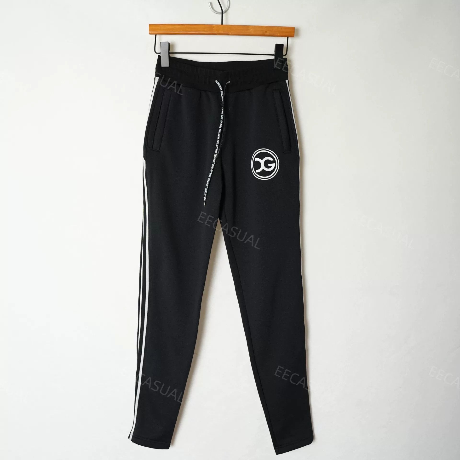 X-Girl Black Logo Jogger Pants with Zippers Size 25" / US 0 / IT 36 - 1 Thumbnail