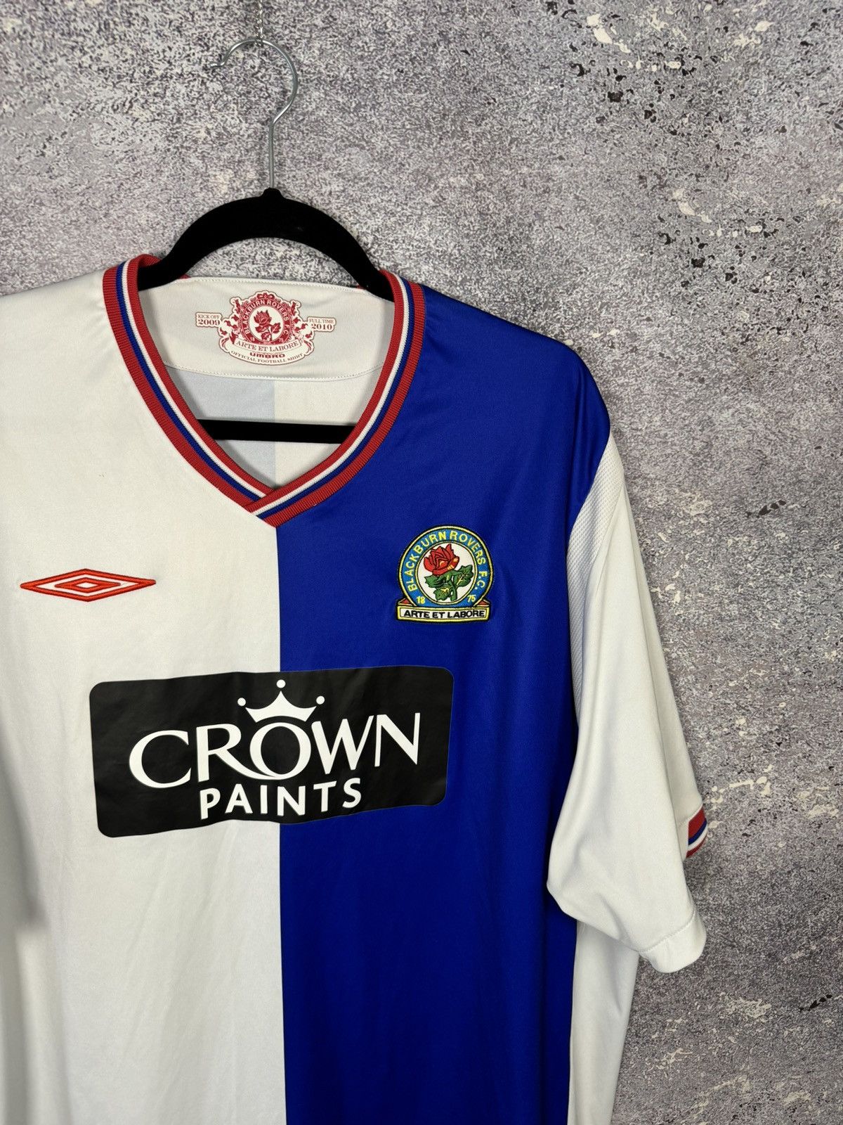 Umbro Vintage Blackburn Rovers 2009/10 Umbro Soccer Jersey Size US XXL / EU 58 / 5 - 2 Thumbnail