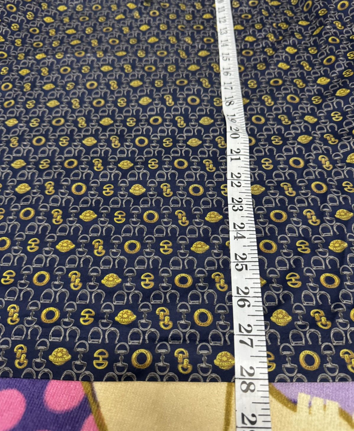 Celine Vintage CELINE Fullprint Made in Italy Polo Shirt Size US L / EU 52-54 / 3 - 13 Thumbnail