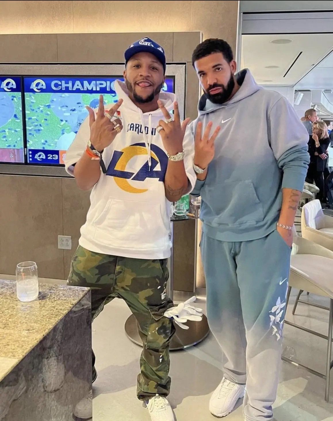 Drake × Nike 2XL Unreleased NIKE (NOCTA) F&F Superbowl Tracksuit Size US 36 / EU 52 - 15 Thumbnail