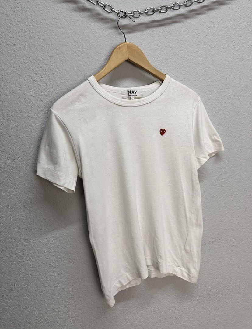 Comme des Garcons × Designer × Japanese Brand Comme Des Garcons Green Love Tee Logo Japanese Size US L / EU 52-54 / 3 - 6 Thumbnail